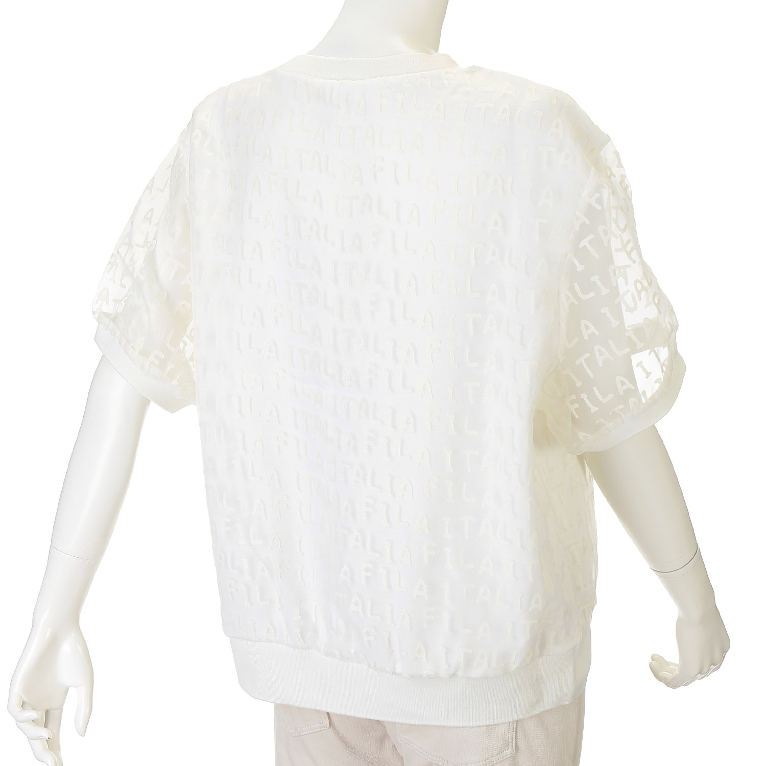 アルファベットジャカードプルオーバー - 画像2