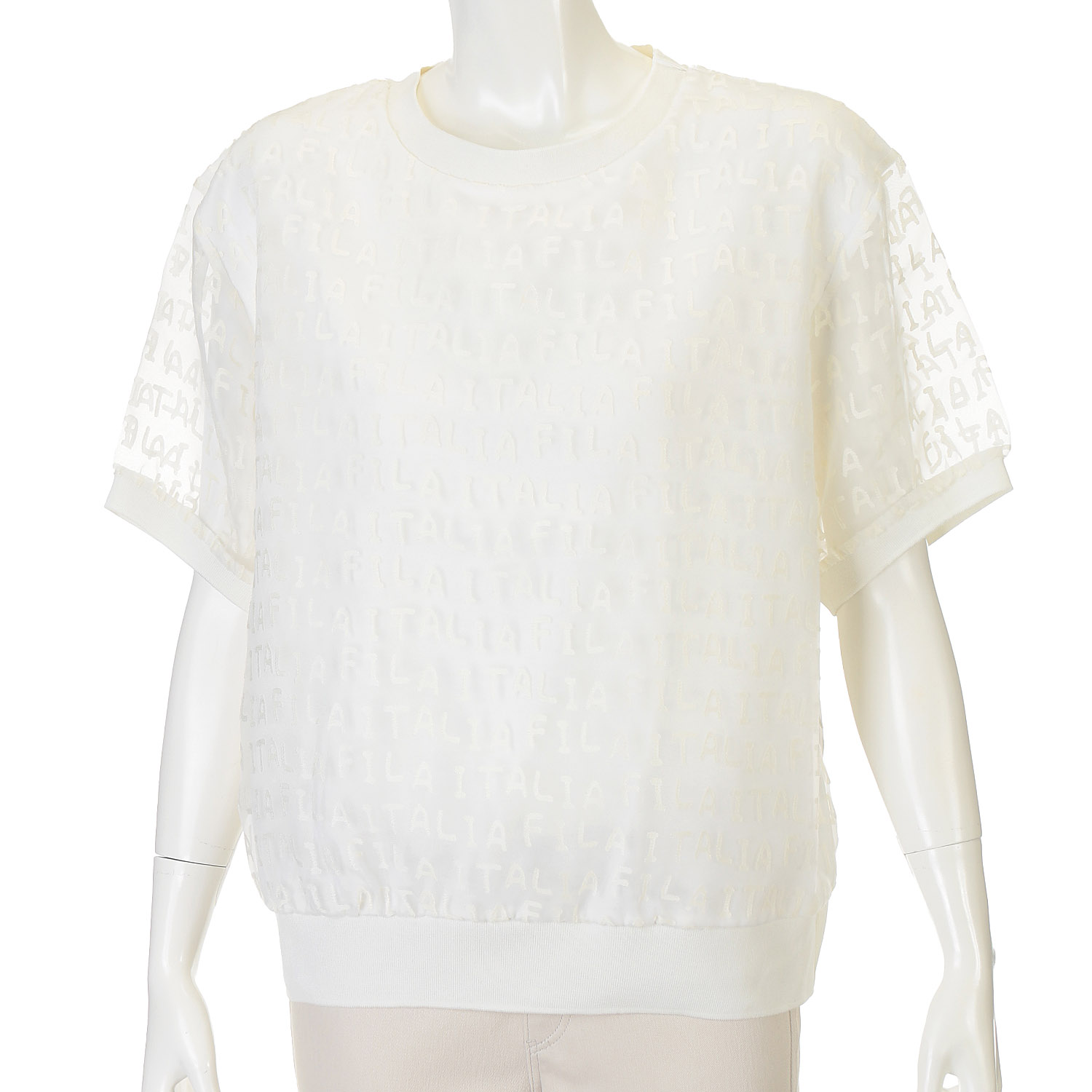 アルファベットジャカードプルオーバー