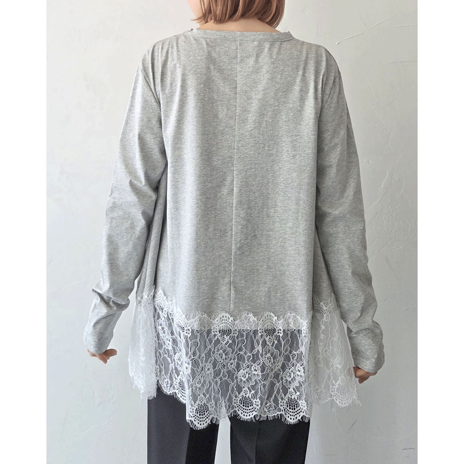 epidemique 裾レースロンT - 画像2