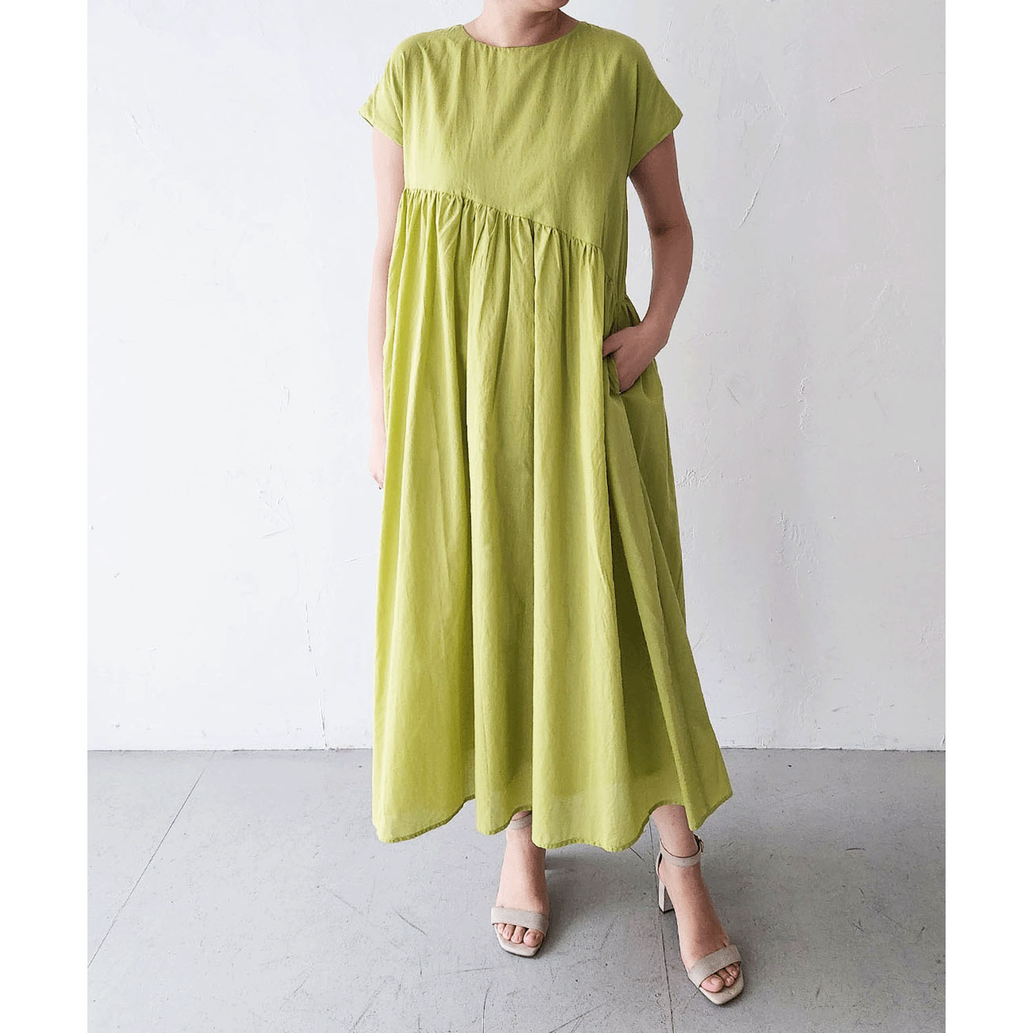 epidemique 斜めギャザーワンピース - 画像7