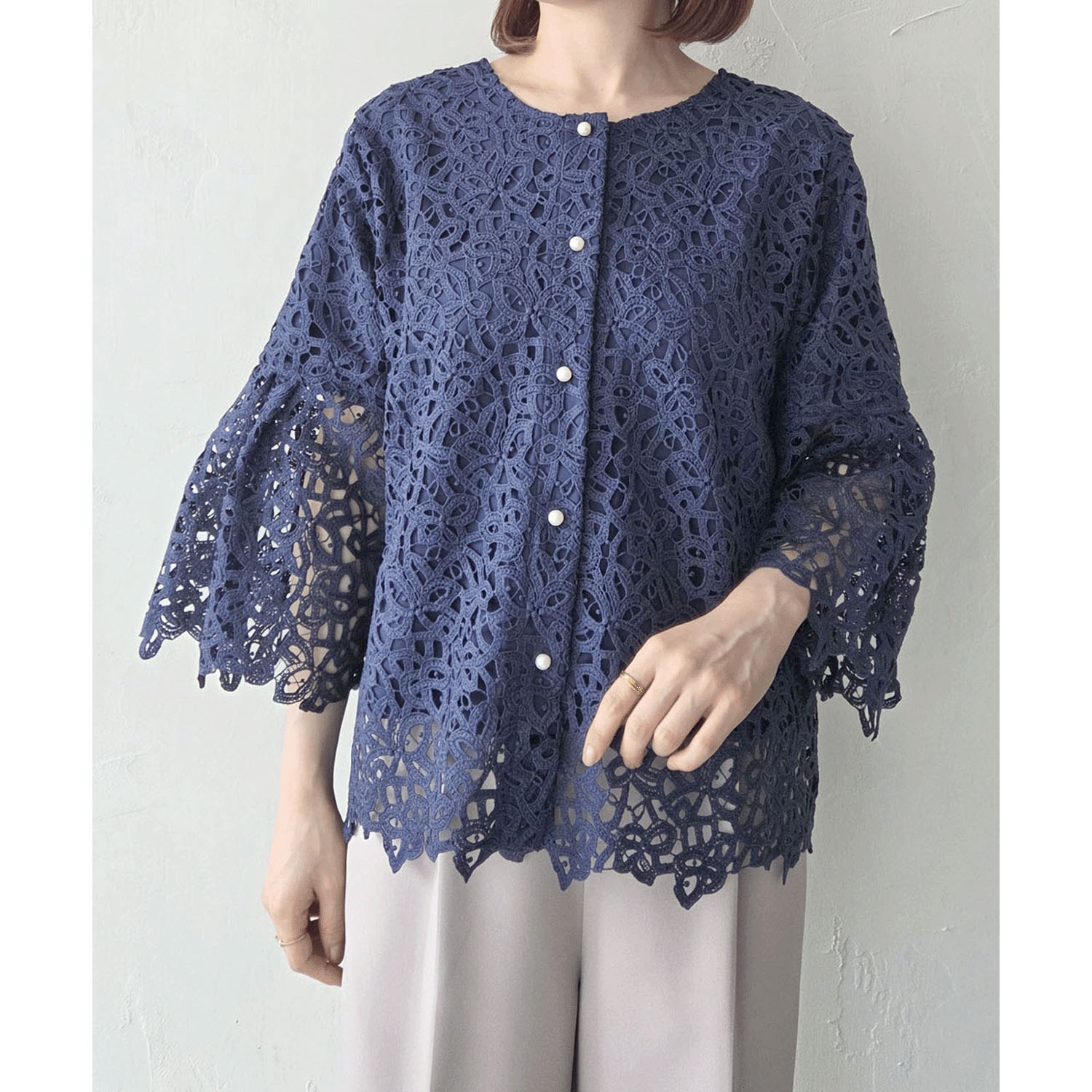 epidemique 2WAYレースブラウス - 画像14