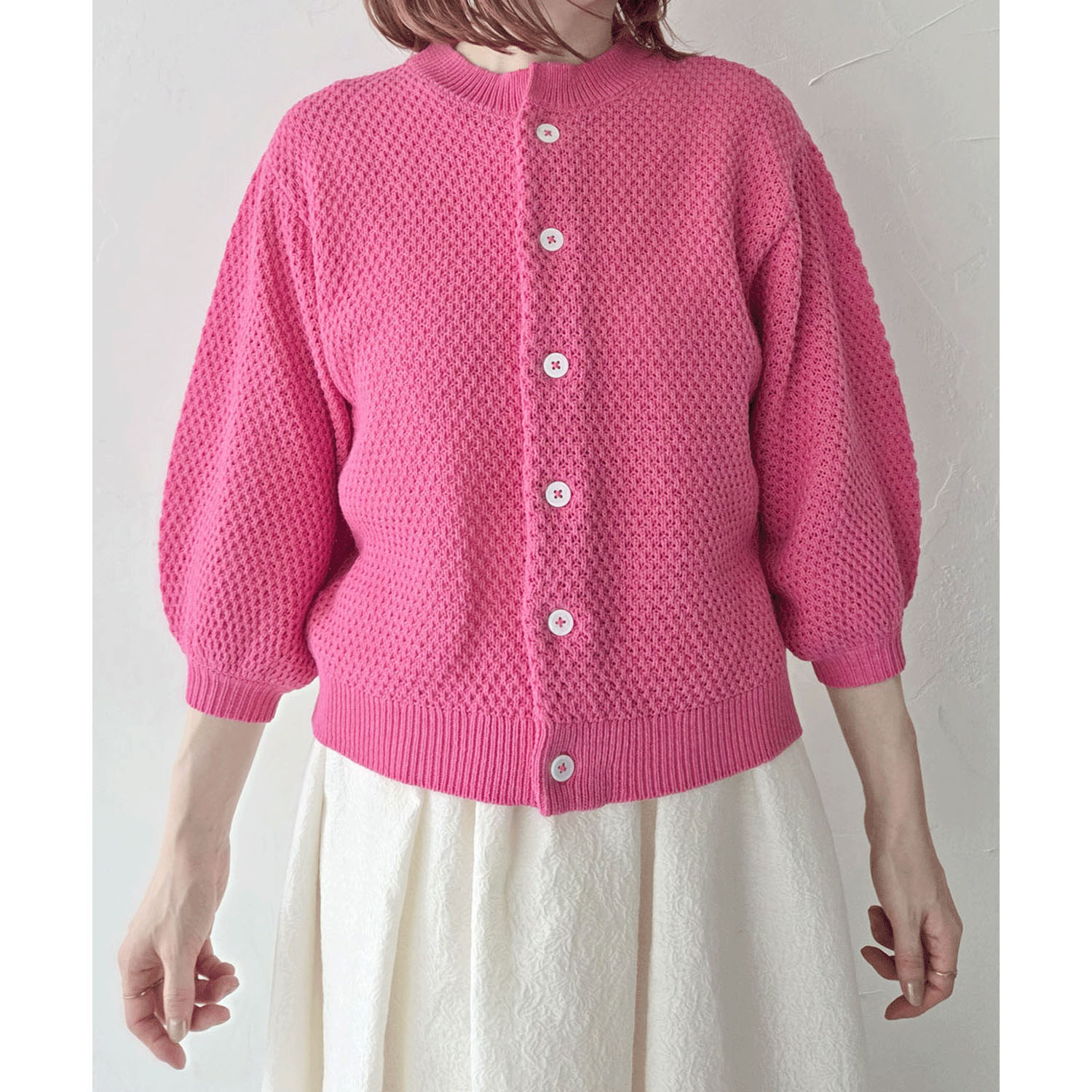 epidemique メッシュニットカーディガン - 画像6