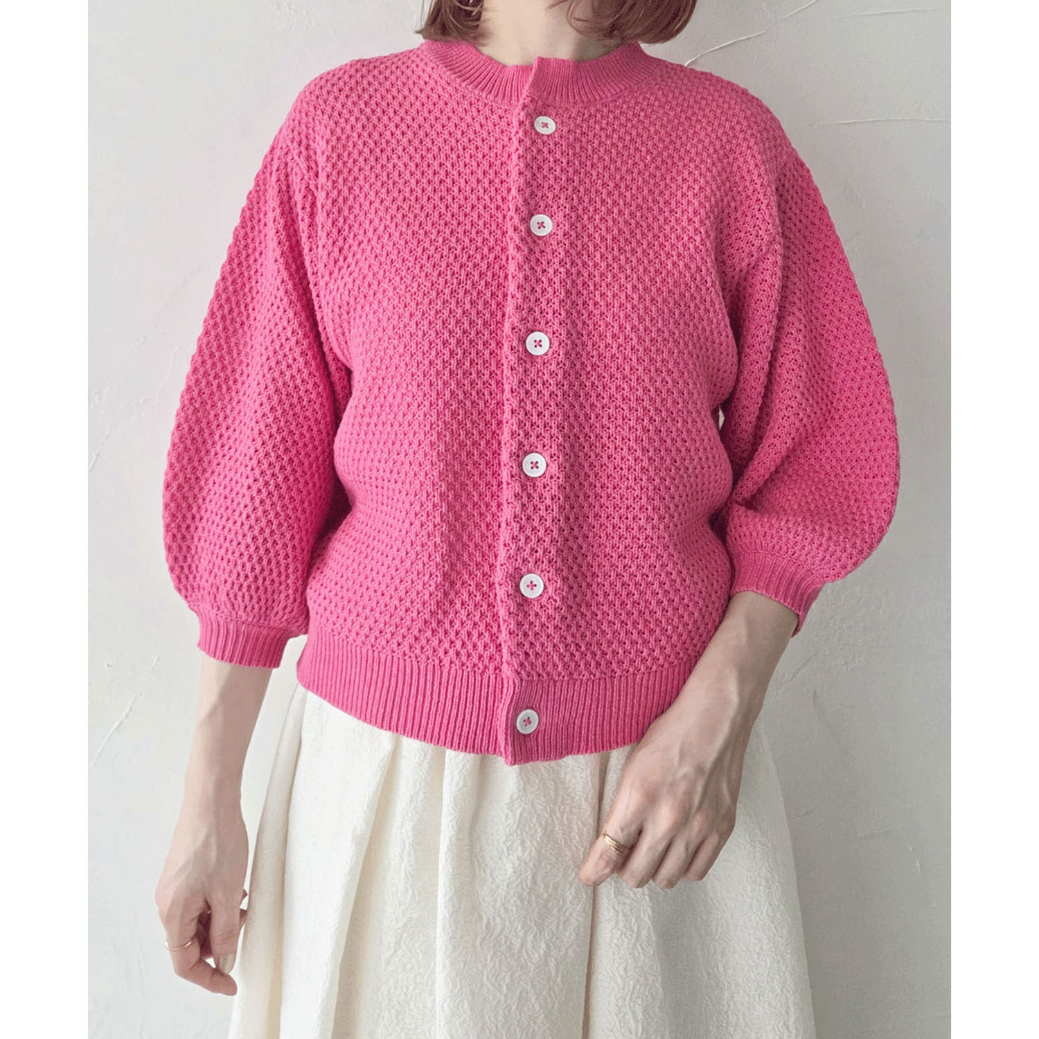 epidemique メッシュニットカーディガン - 画像1