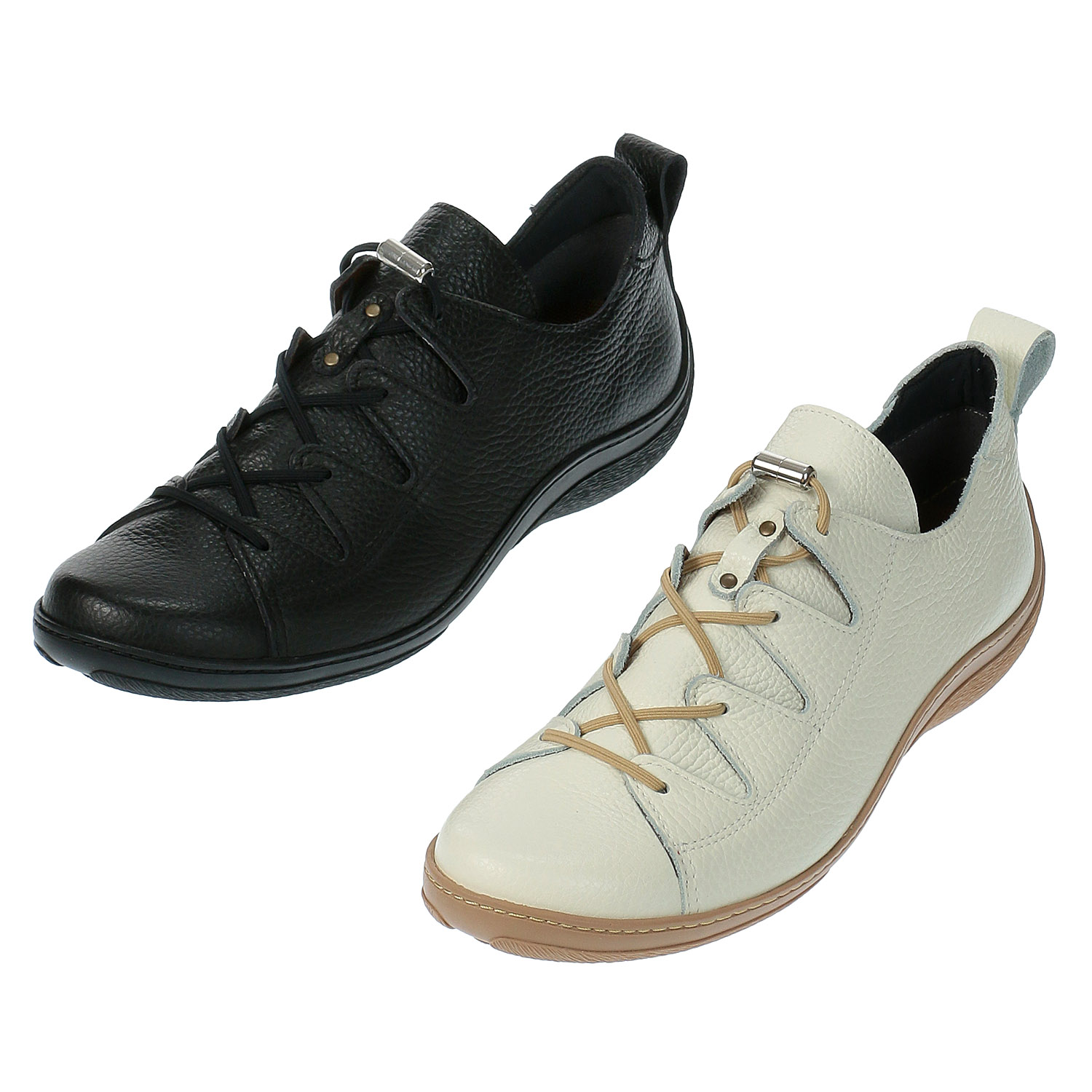 編み上げゴム紐シューズ901