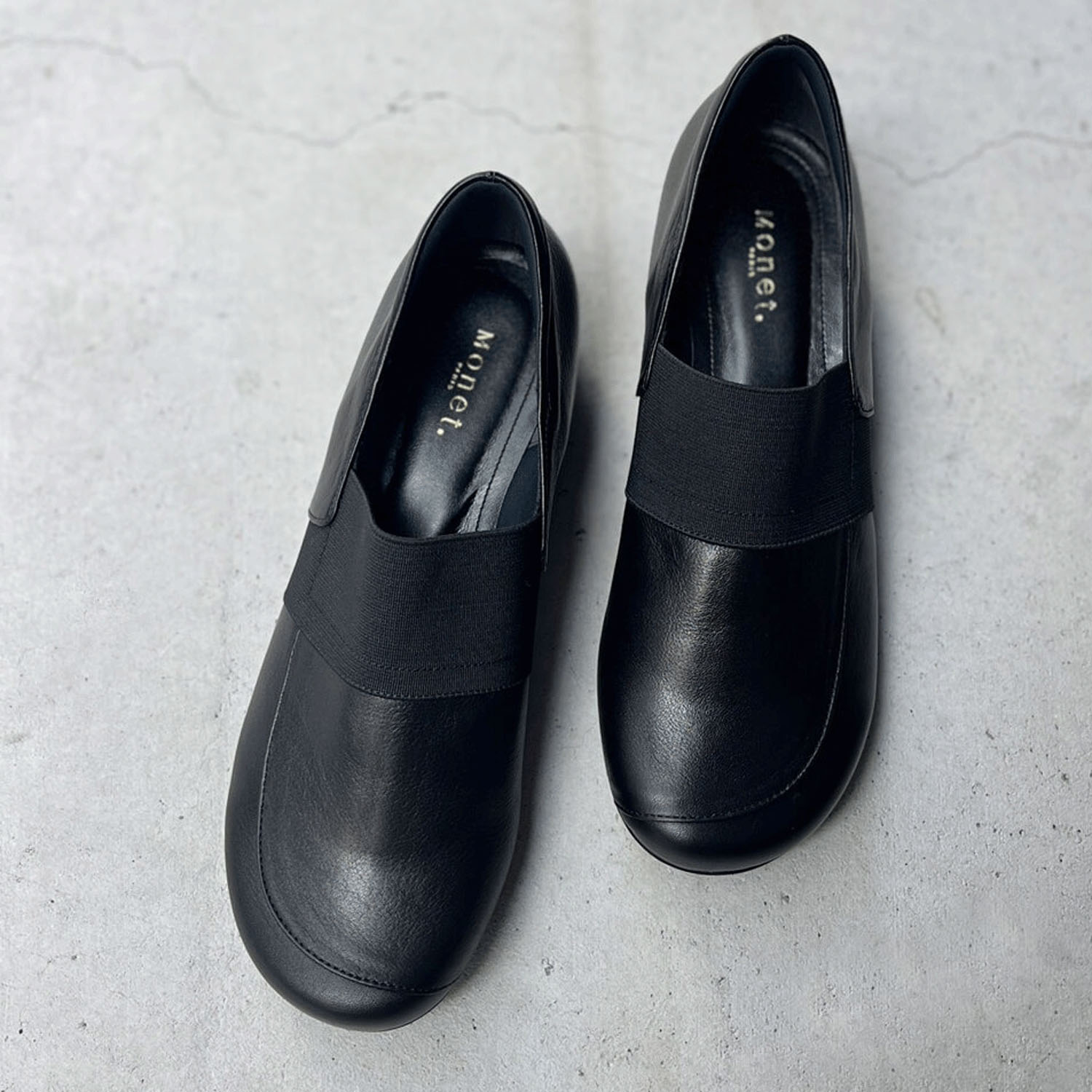 Monet オブリークトゥレザースリッポン88933 - 画像4