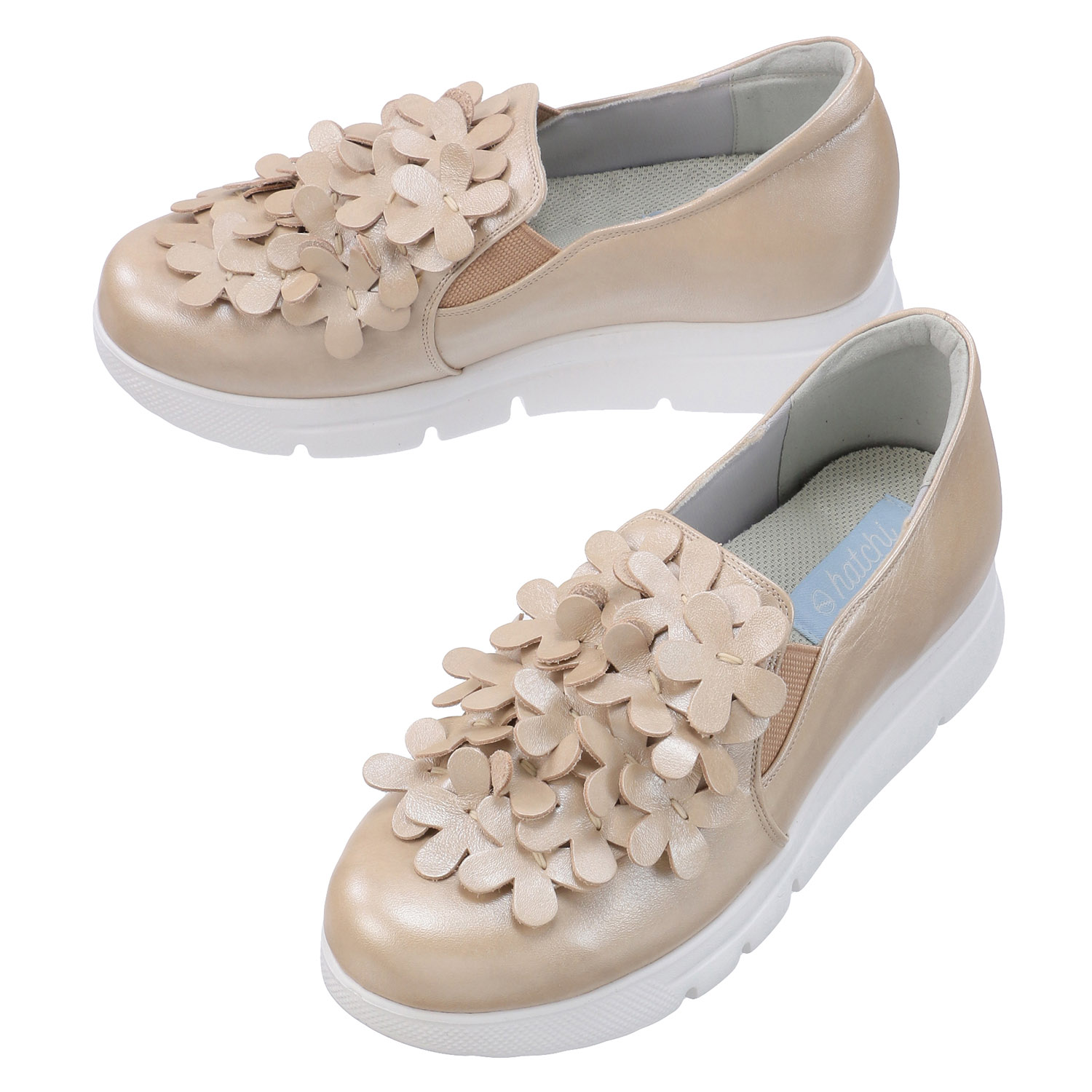 小花カジュアルシューズ - 画像1