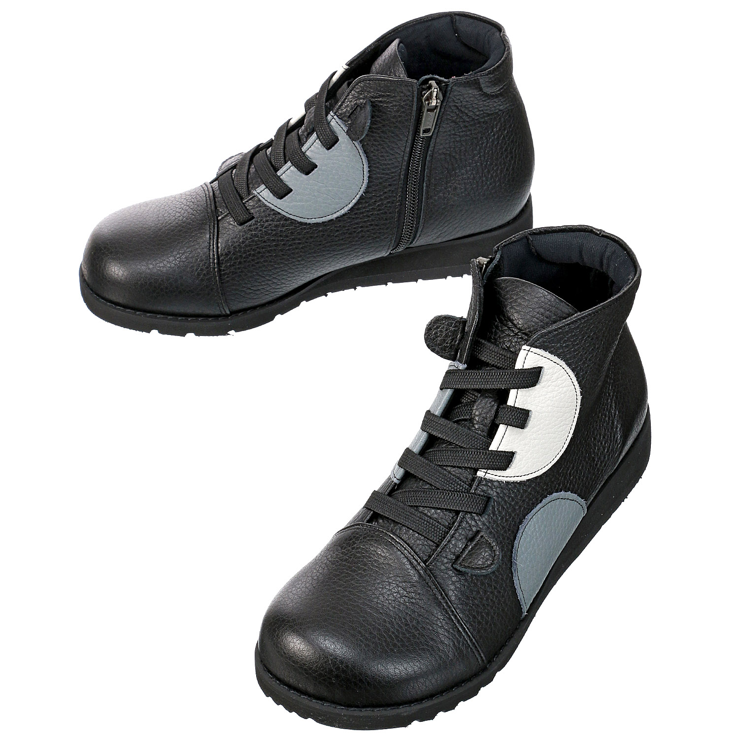 【幅広5Eシューズ】milla sports 水玉ハイカットシューズI－11 - 画像2