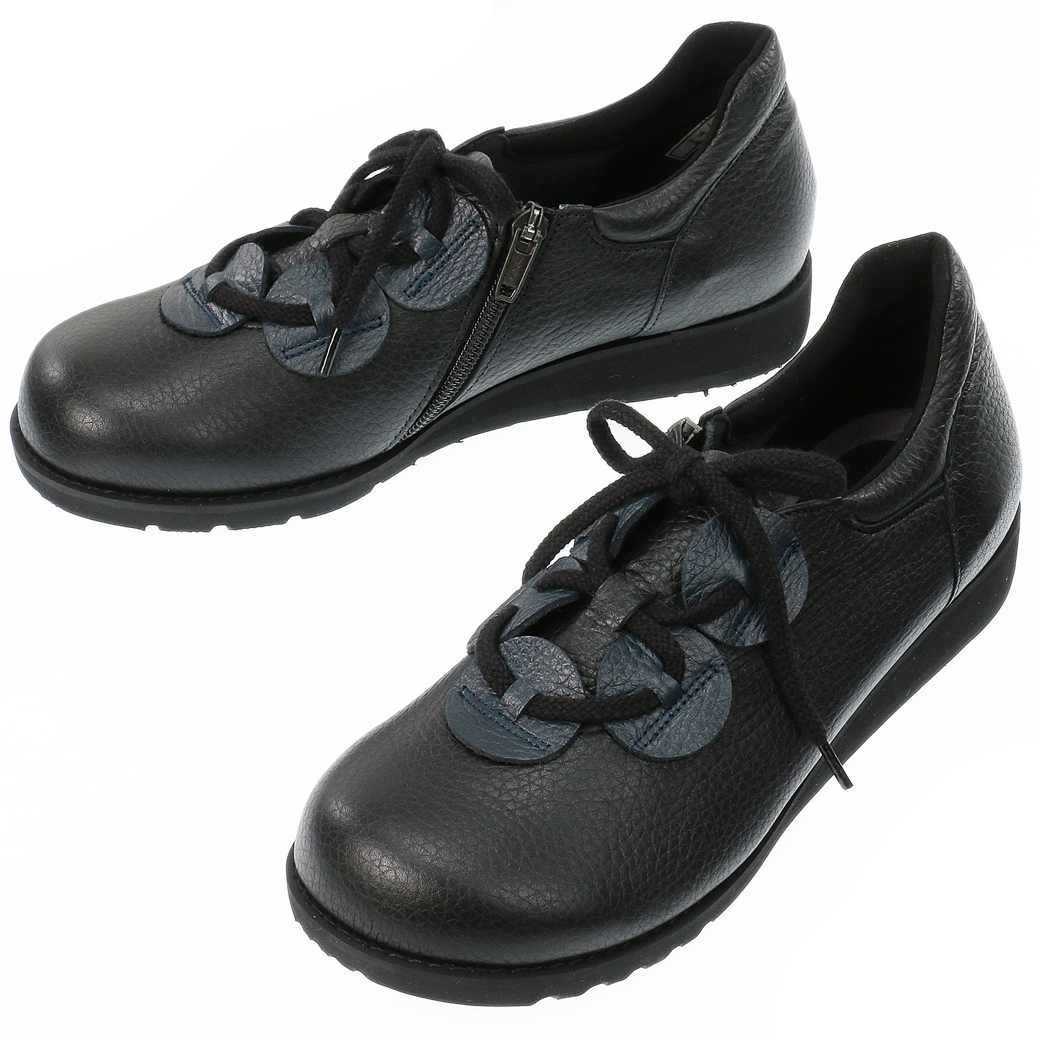 【幅広5Eシューズ】milla sports ドットカジュアルシューズI－25 - 画像1