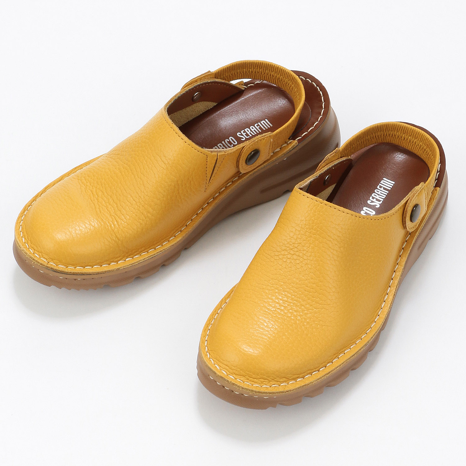 ENRICO SERAFINI 2WAYバックバンドサボシューズ - 画像3