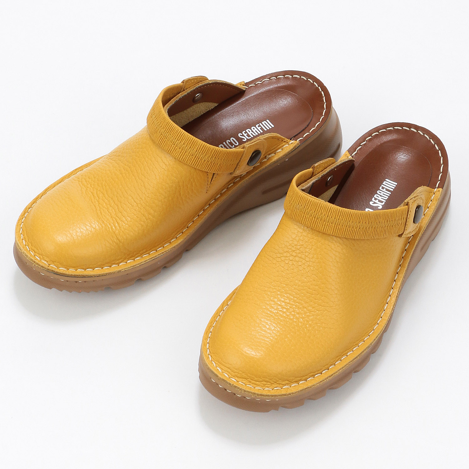 ENRICO SERAFINI 2WAYバックバンドサボシューズ - 画像4