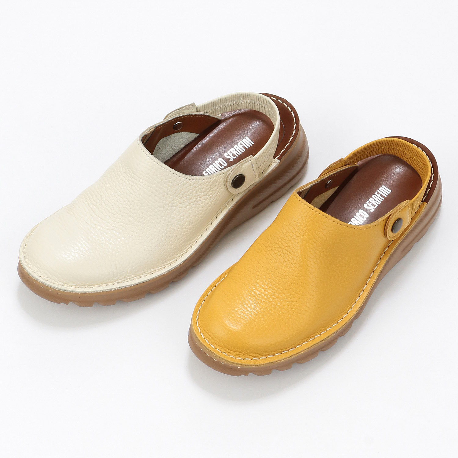 ENRICO SERAFINI 2WAYバックバンドサボシューズ