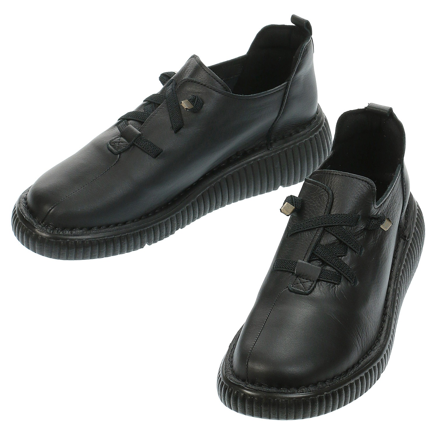 Dona Miss アウトステッチカジュアルシューズ - 画像2