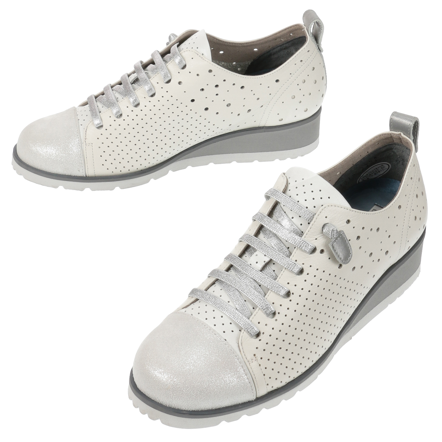 FIZZ REEN 甲ゴムレザースニーカー2410 - 画像2