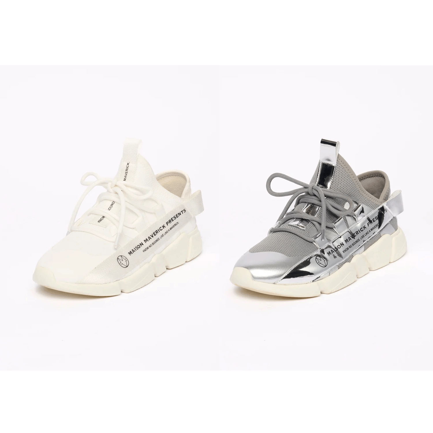 MAISON MAVERICK PRESENTS レースアップダッドスニーカー - 画像1