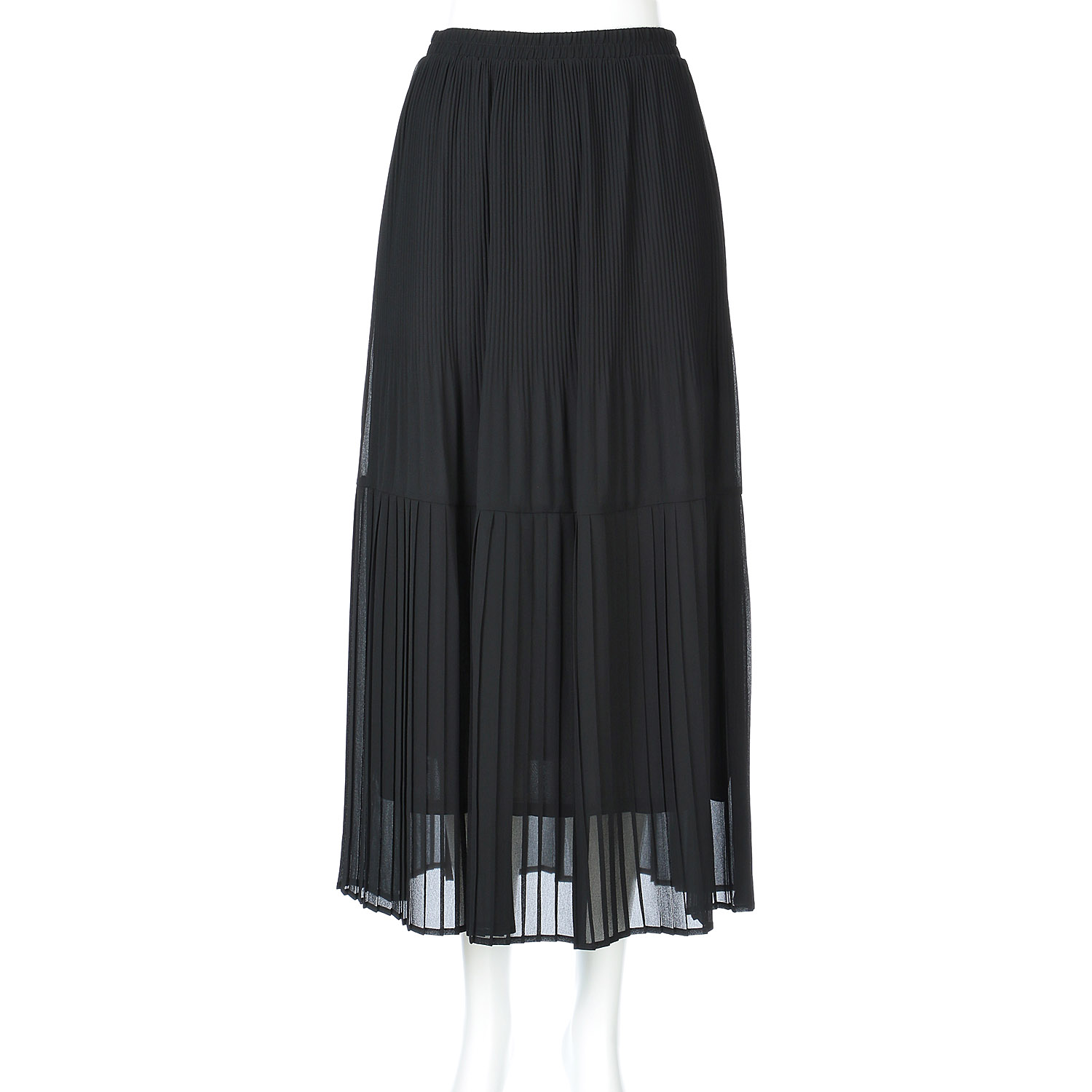 シフォンジョーゼットプリーツスカート - 画像5