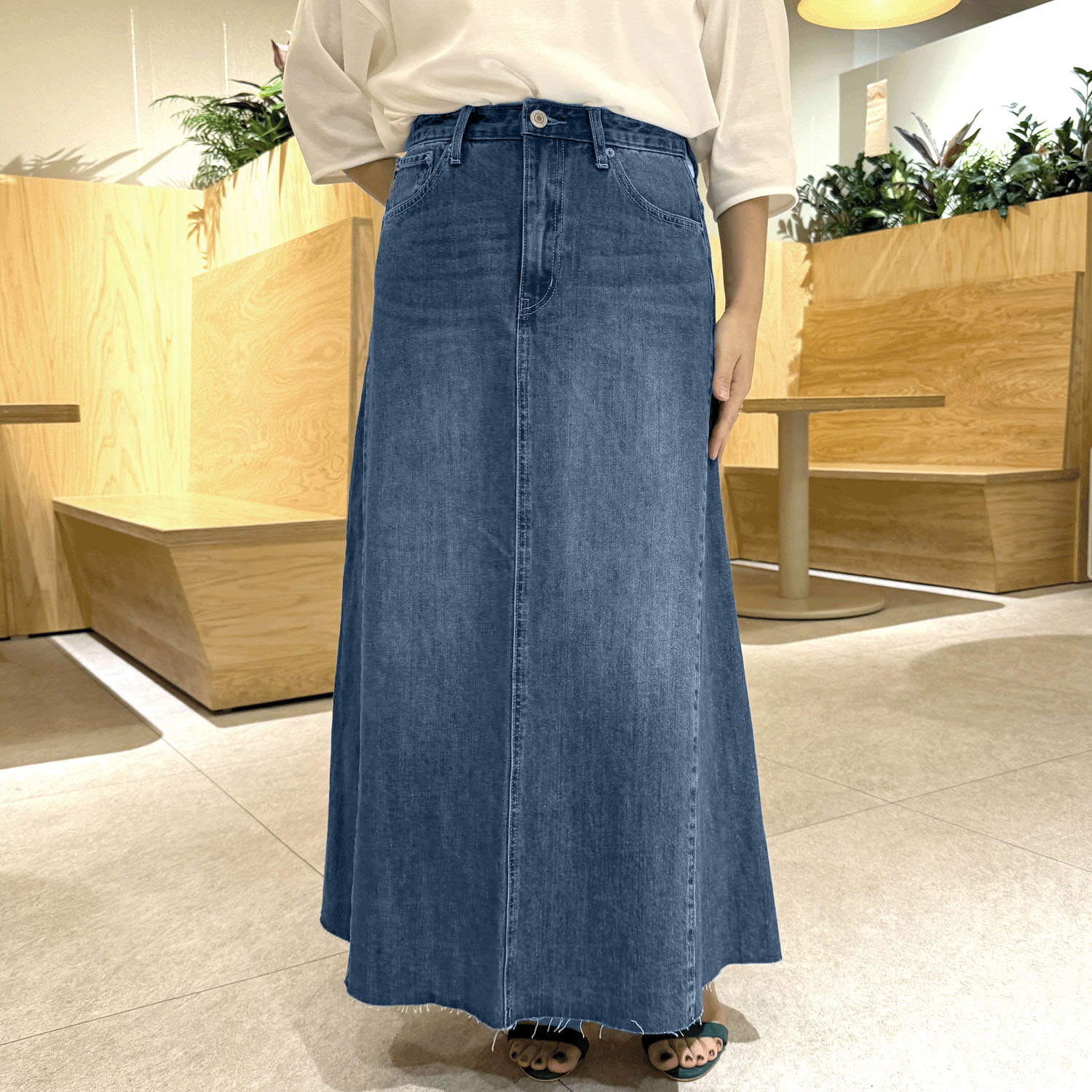 【Insta Live】CAMEL ROAD Aラインスカート