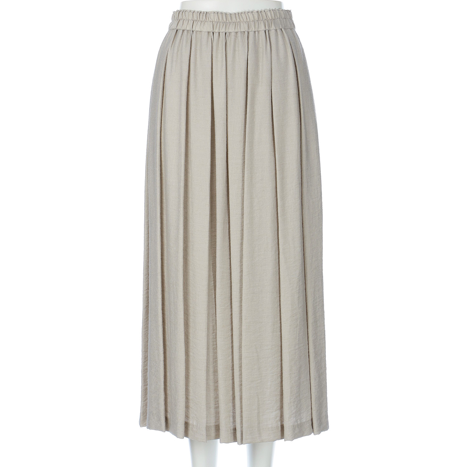 レーヨン麻スラブスカート - 画像1