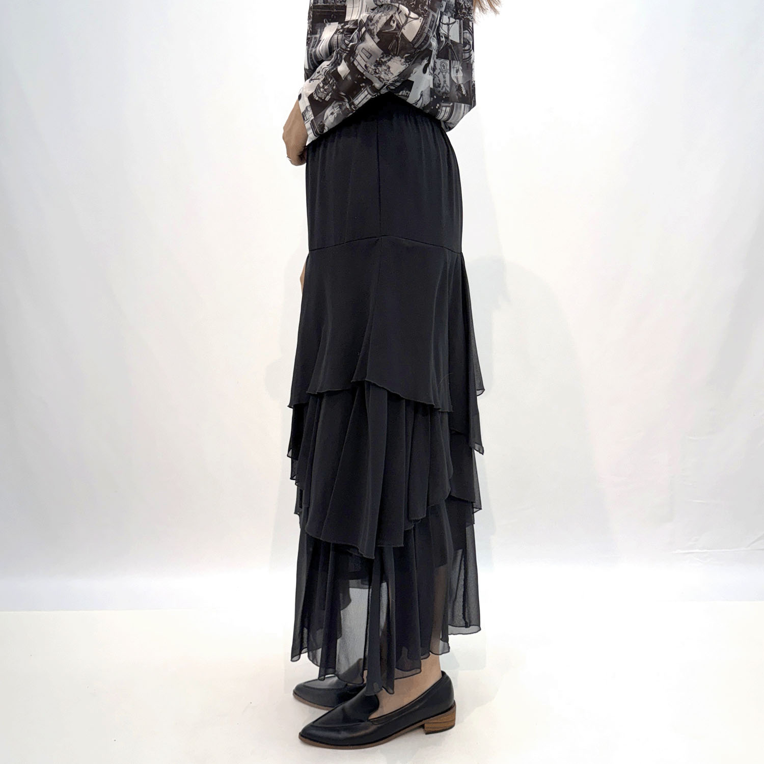 jouir アシメティアードスカート - 画像2