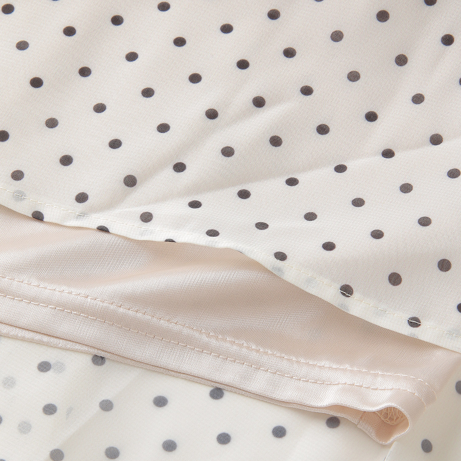 Jouir シフォンドット切替ティアードスカート - 画像10