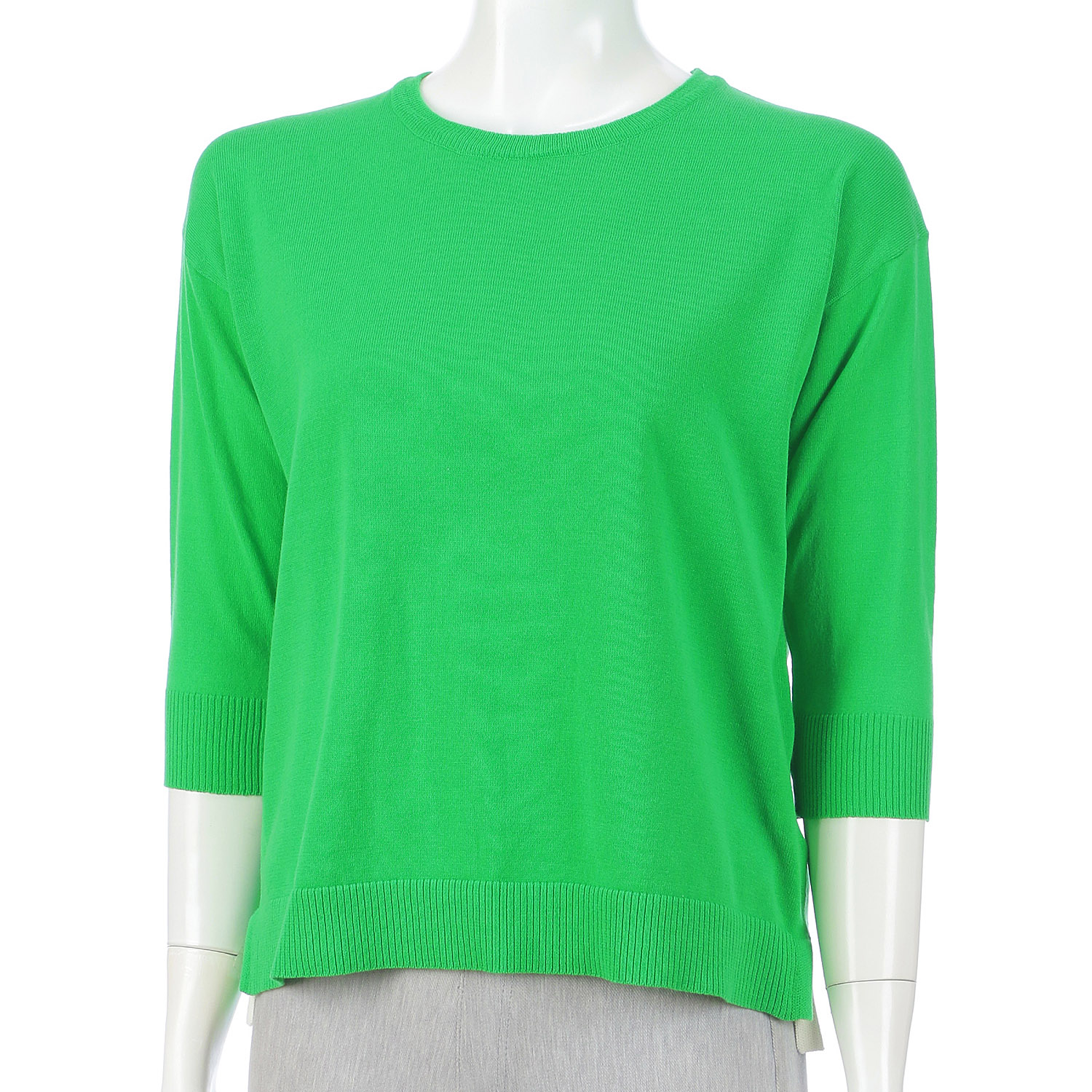 脇スリット配色天竺プルオーバー - 画像12