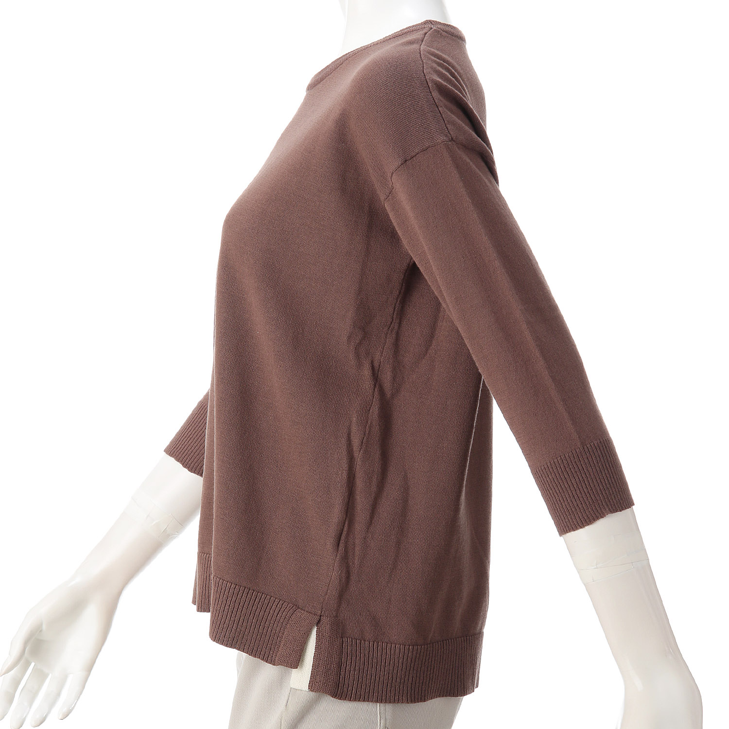 脇スリット配色天竺プルオーバー - 画像5