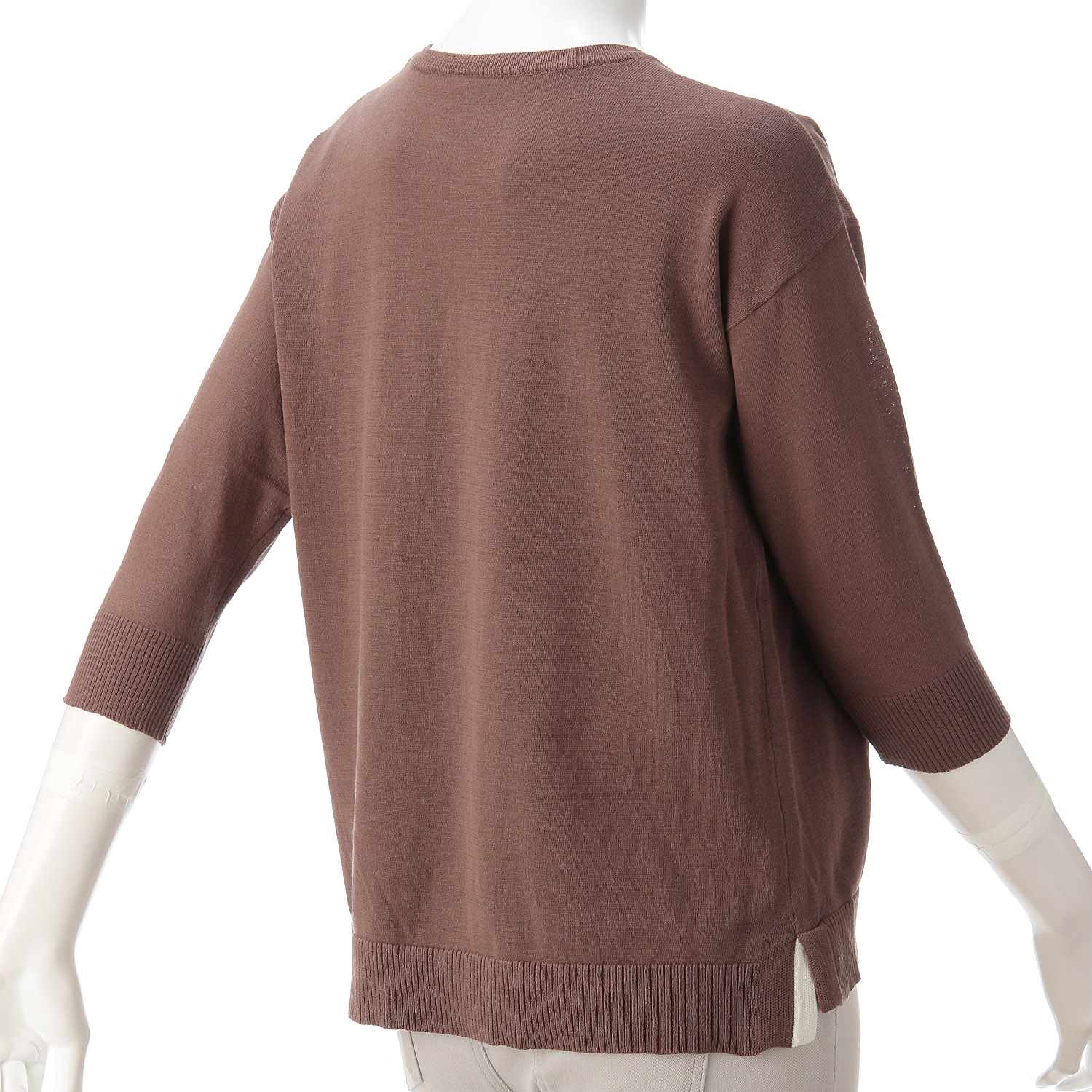 脇スリット配色天竺プルオーバー - 画像6