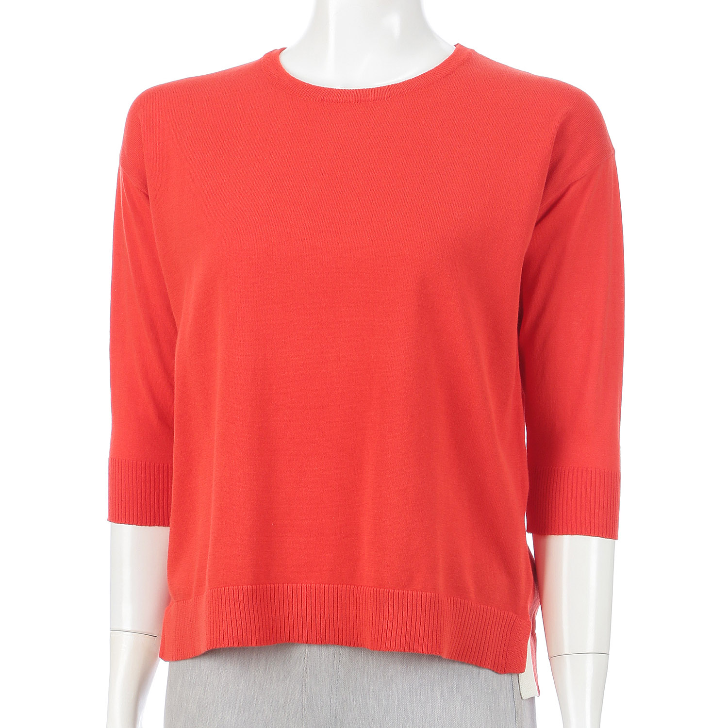 脇スリット配色天竺プルオーバー - 画像8