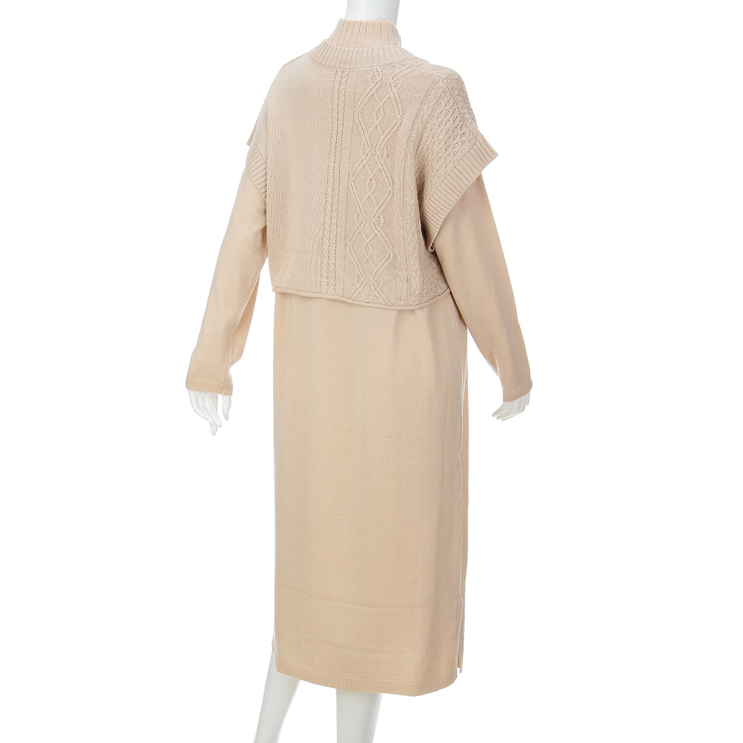 天竺ワンピースケーブル入りベストSET - 画像9