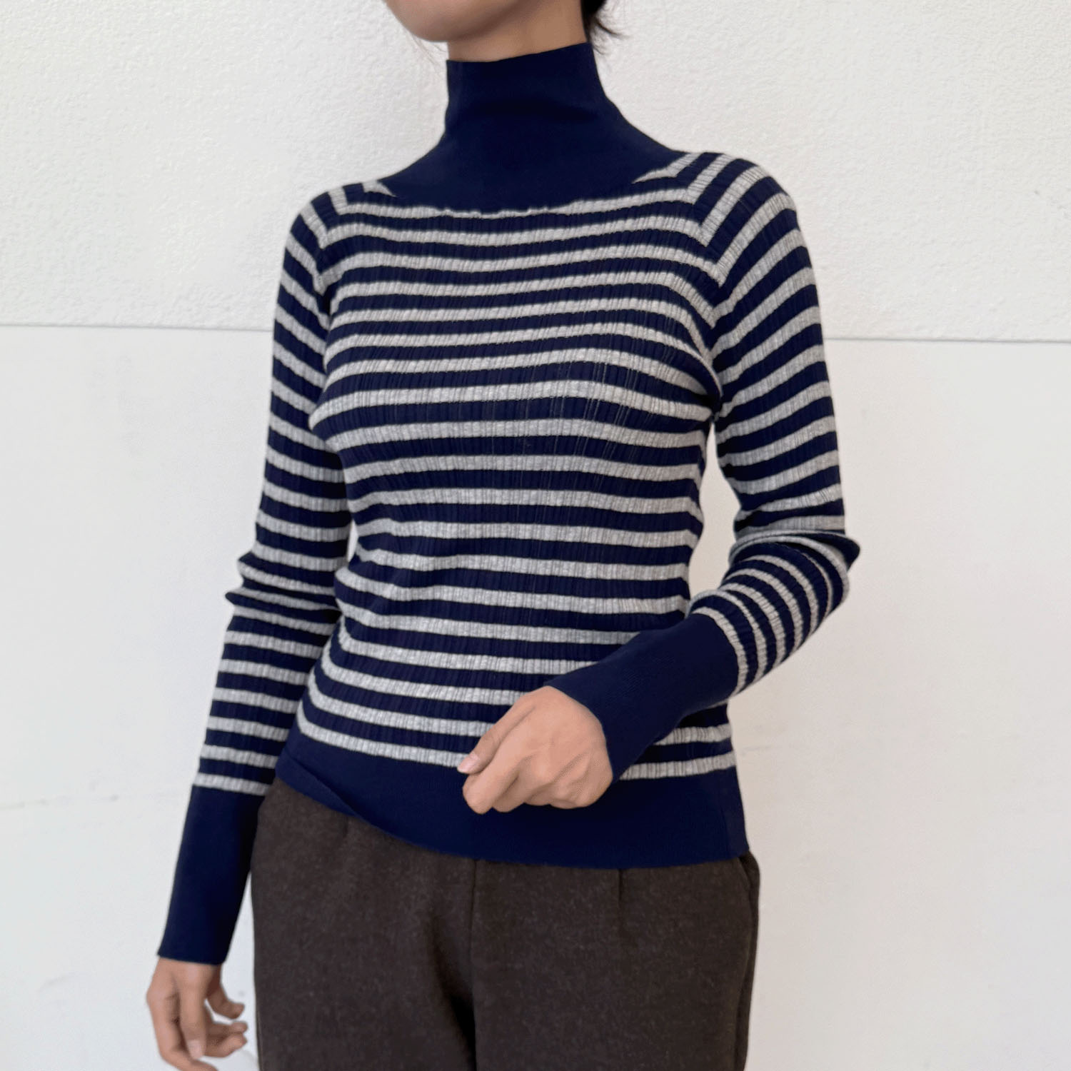 【Insta Live】ボトルネックプルオーバー - 画像10