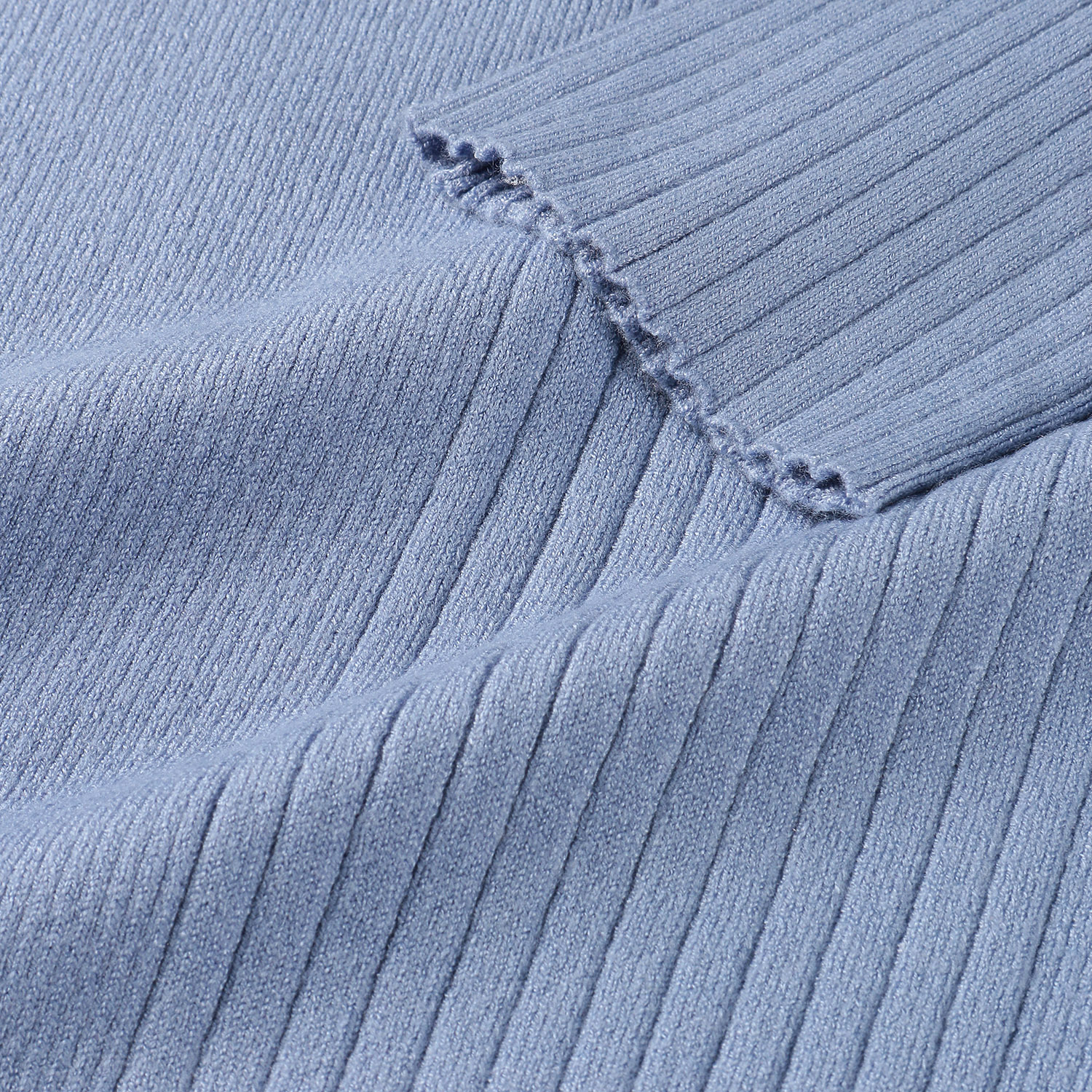 リブ編みハイネックプルオーバー - 画像6