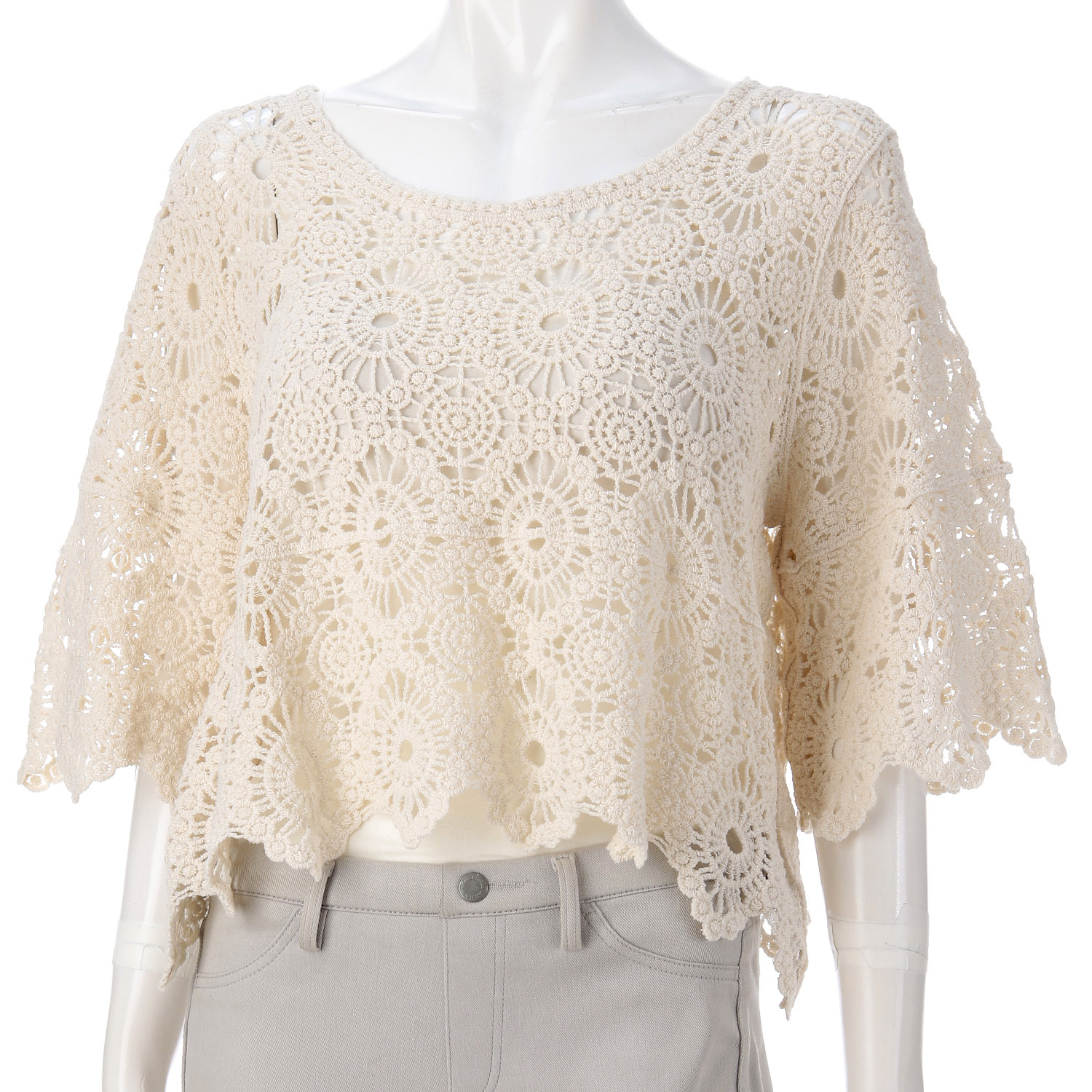 かぎ針プルオーバー - 画像3