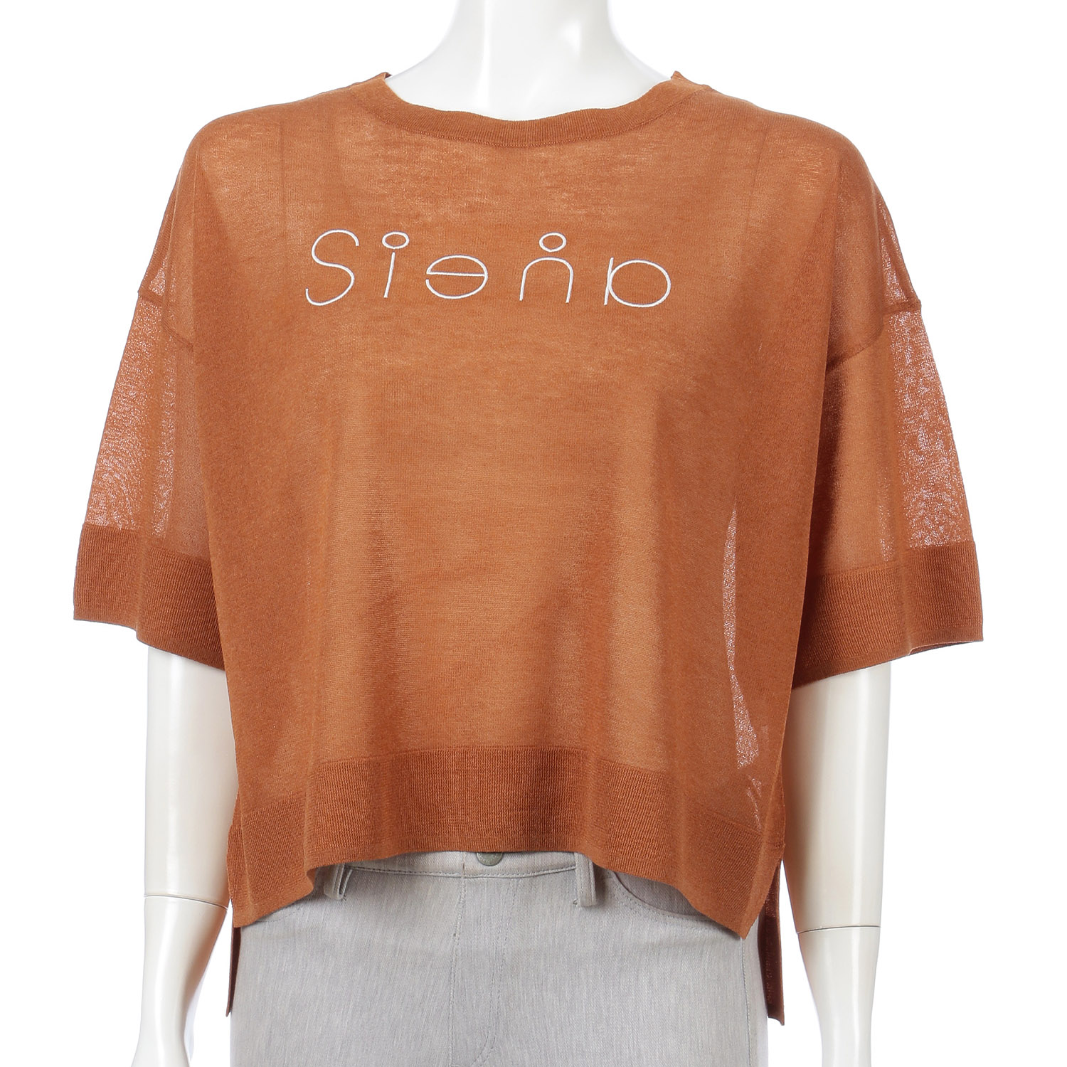 SIENA刺繍シアープルオーバー