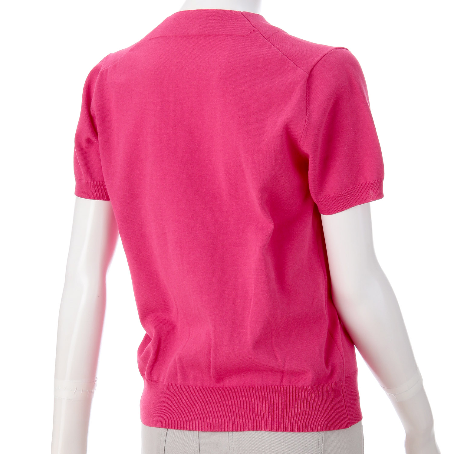 ポロ衿風Vネックプルオーバー - 画像4