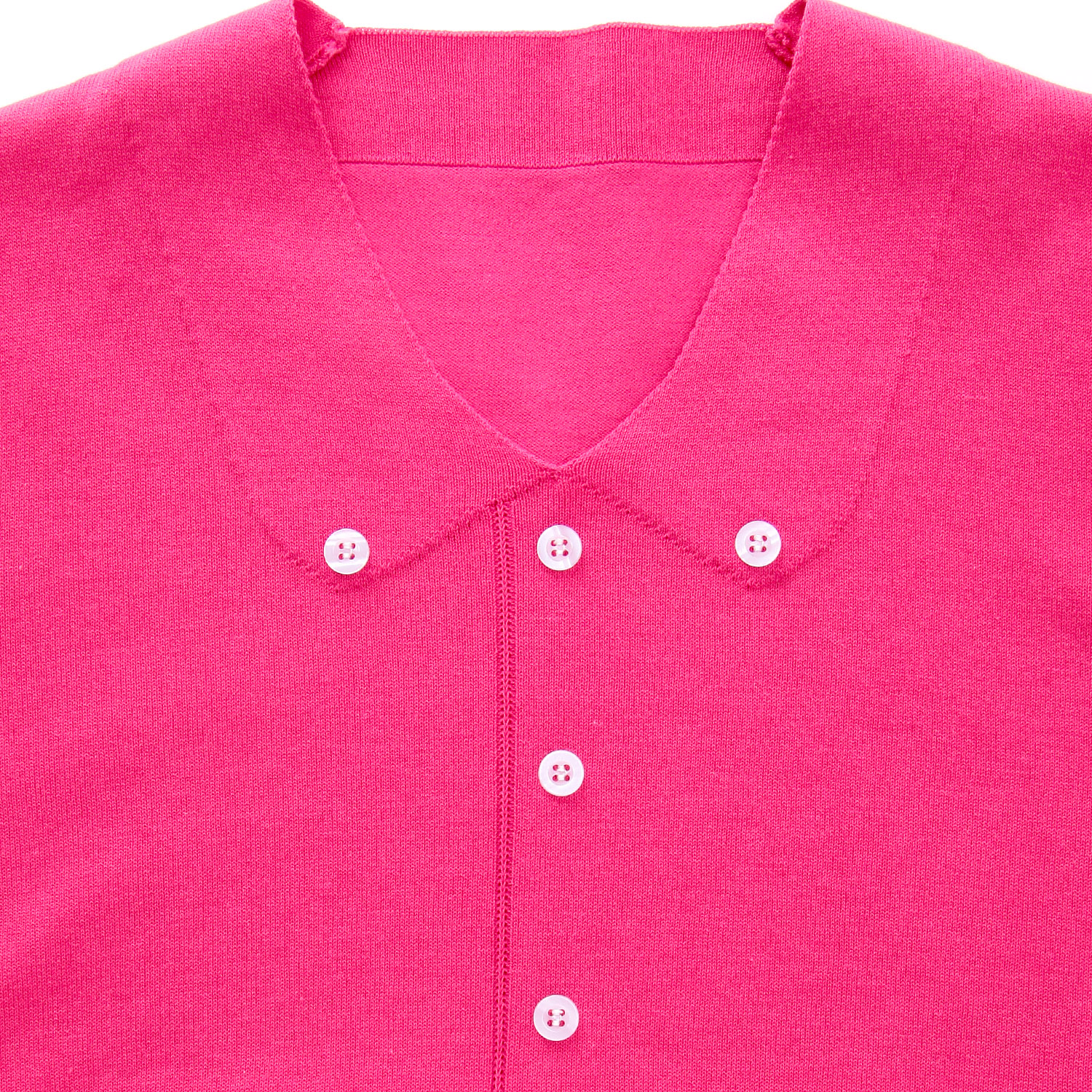 【Insta Live】ポロ衿風Vネックプルオーバー - 画像5