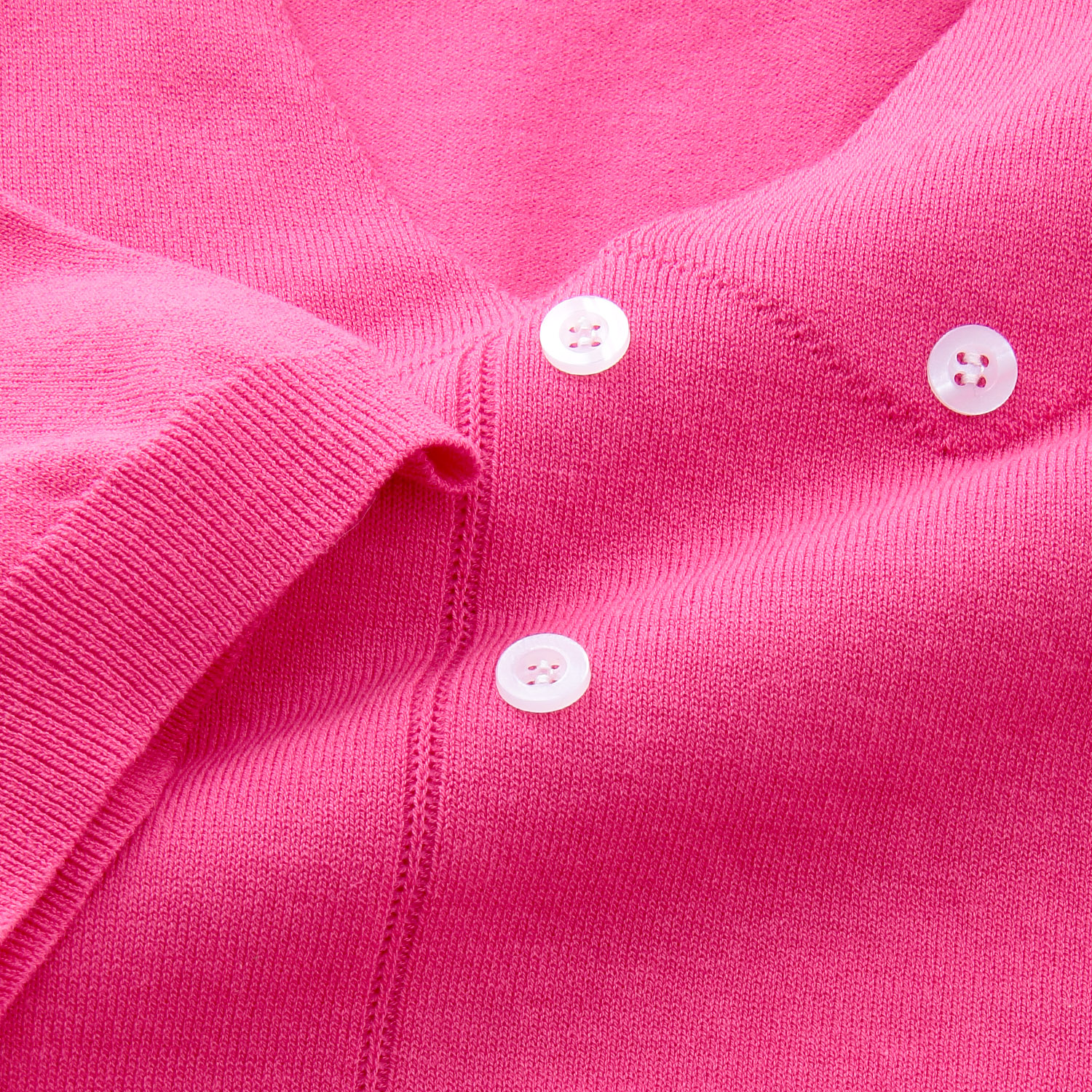 ポロ衿風Vネックプルオーバー - 画像6