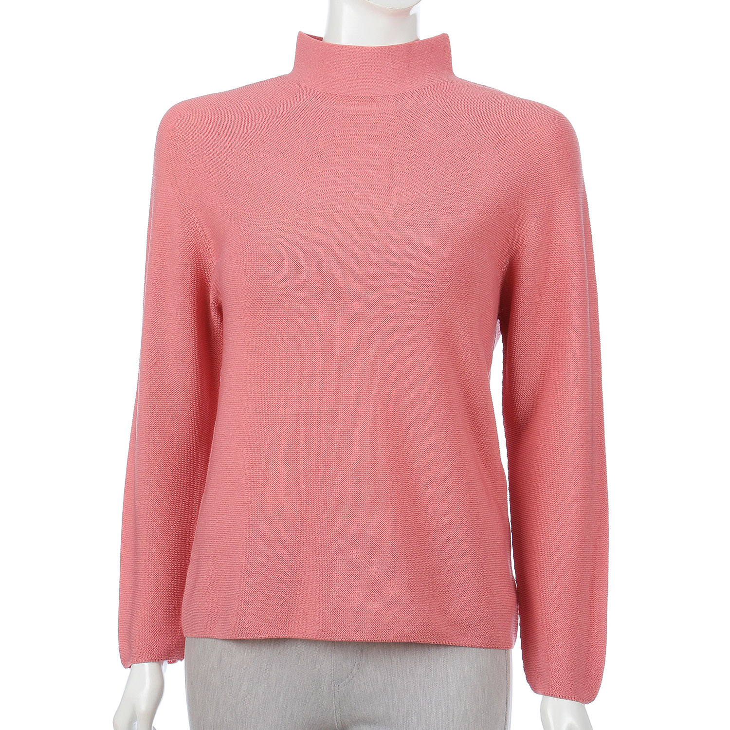 ホール無地ストレッチプルオーバー