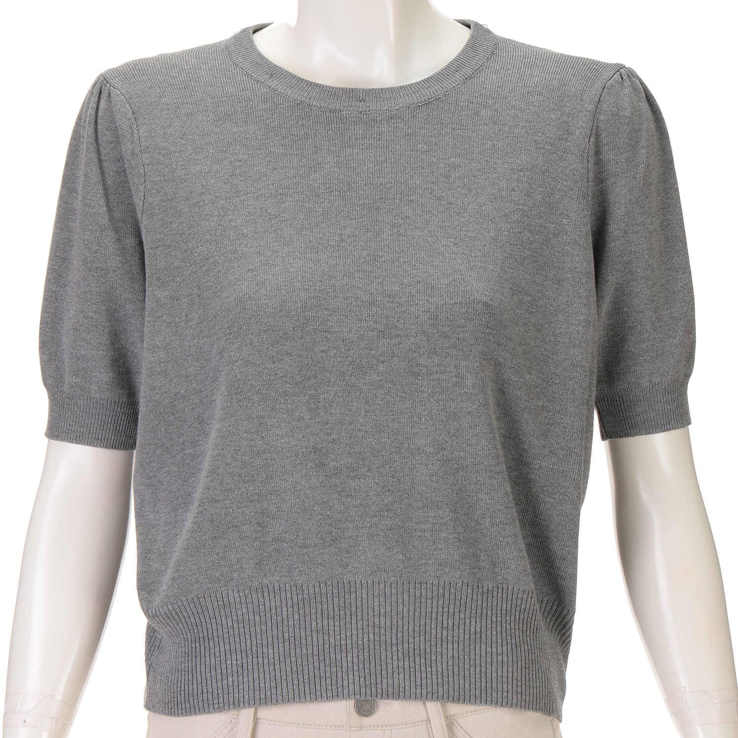 レースカラー付サマーニット - 画像3