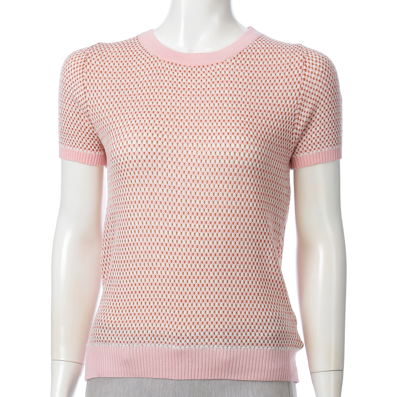 VERITE バイカラー半袖プルオーバー - 画像2