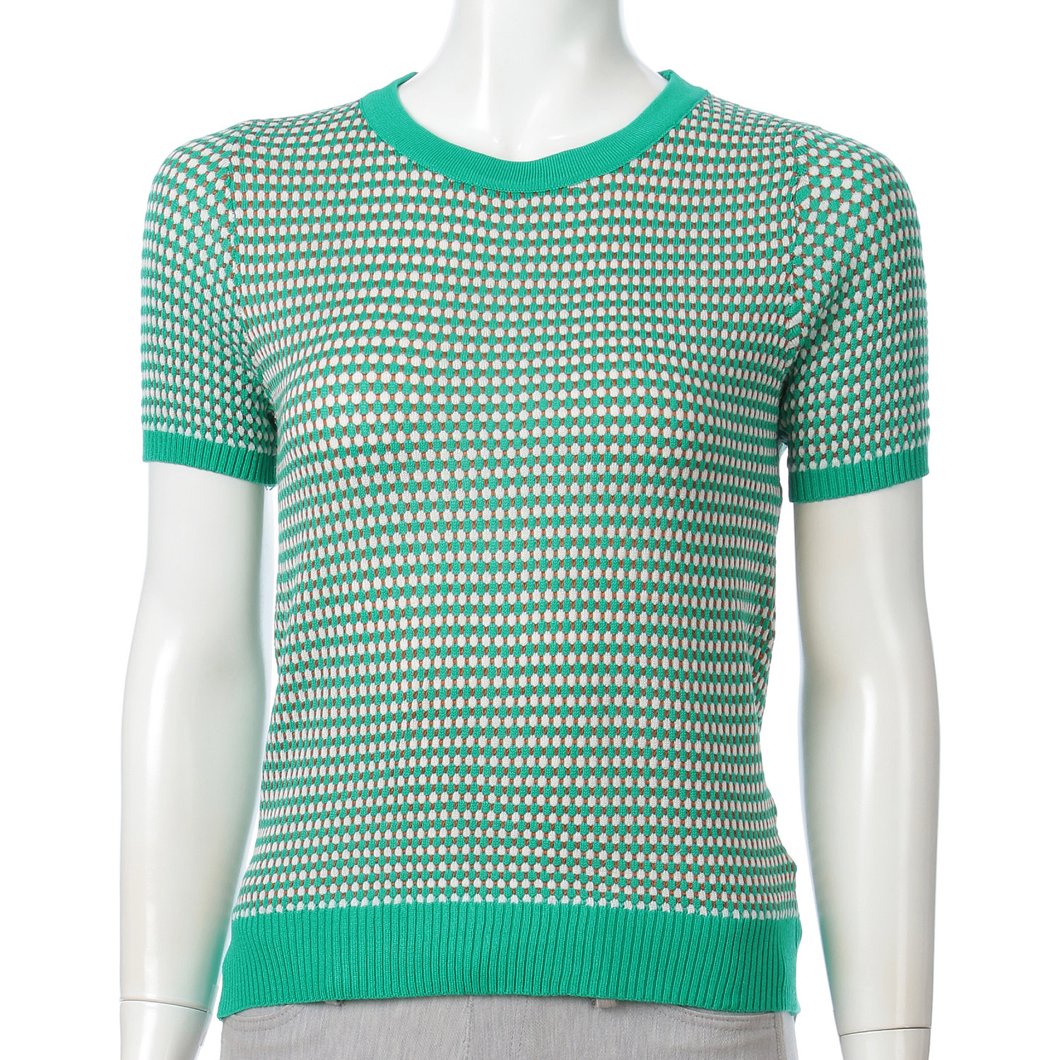 VERITE バイカラー半袖プルオーバー - 画像6