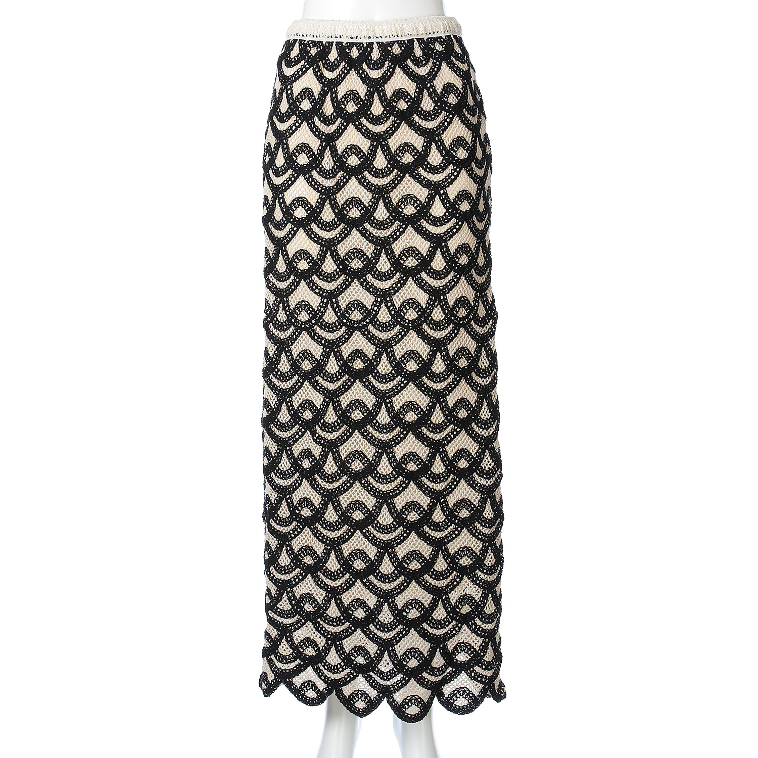 VERITE クロシェ風ロングスカート - 画像2