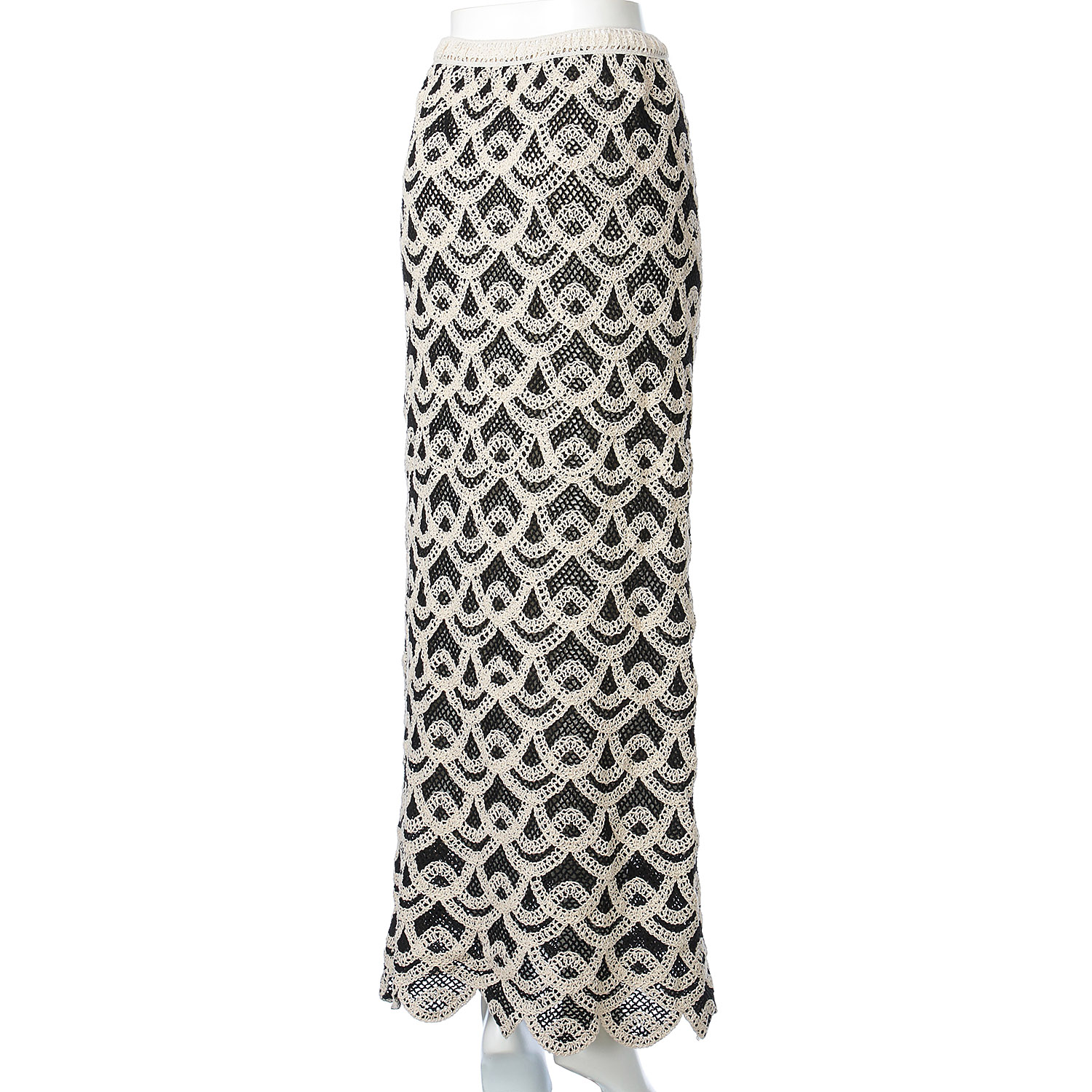 VERITE クロシェ風ロングスカート - 画像4