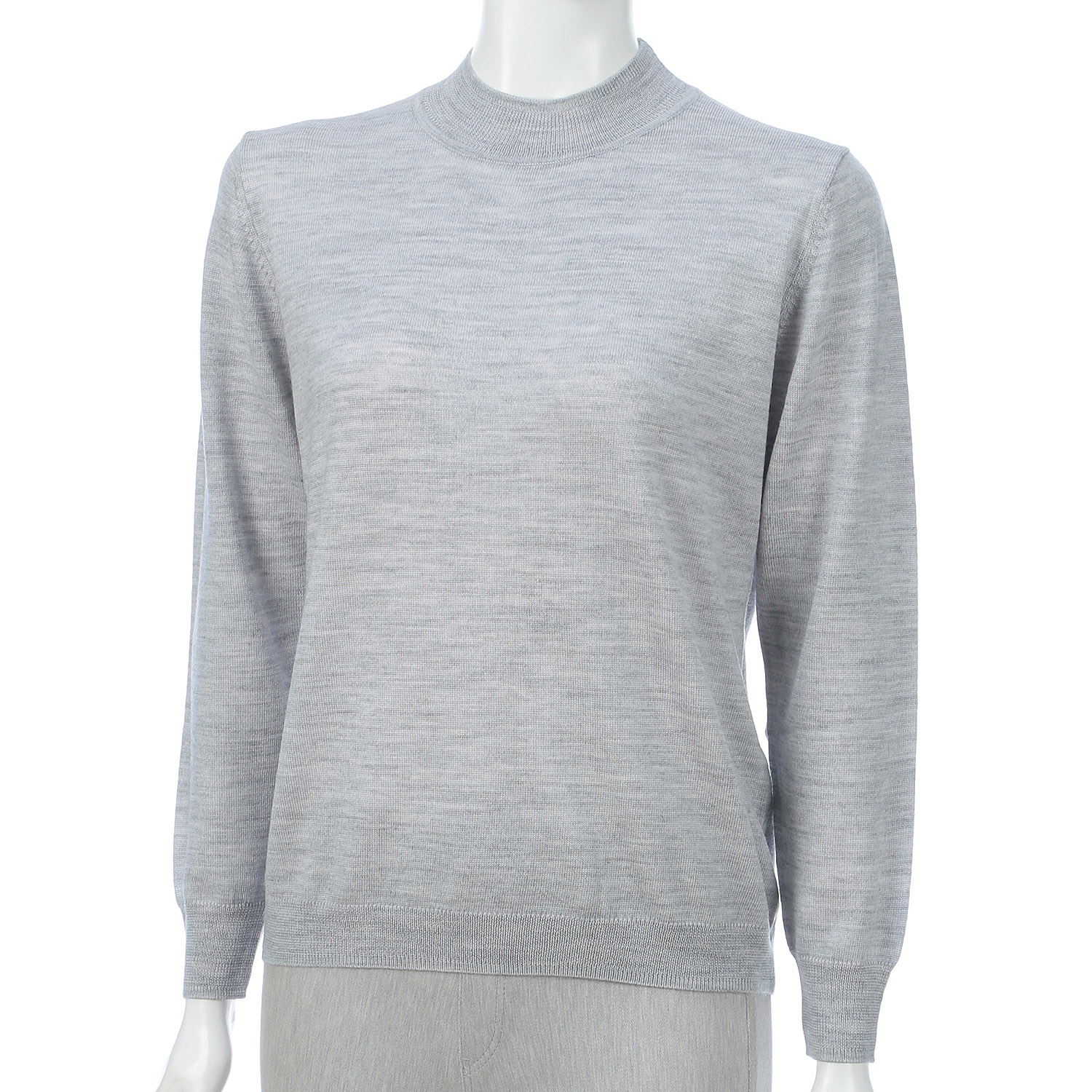 ウール100％ベーシックハイネックセーター - 画像11