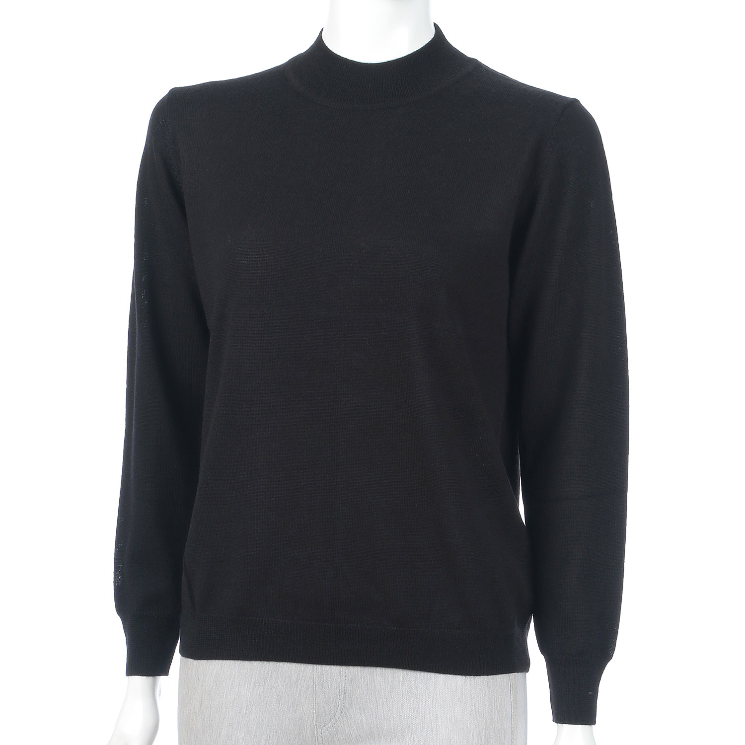 ウール100％ベーシックハイネックセーター - 画像12