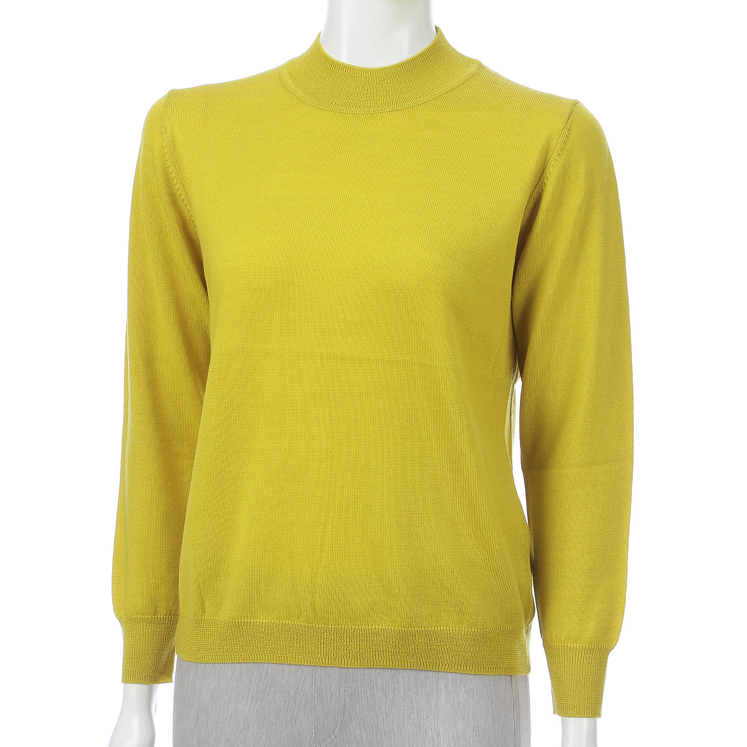 ウール100％ベーシックハイネックセーター - 画像18