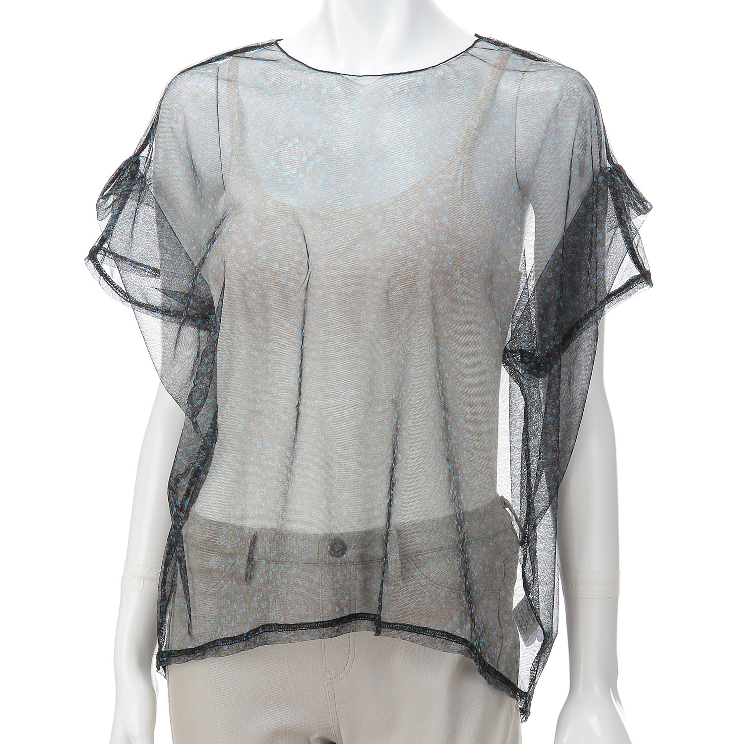 チュール小花袖タックプルオーバー - 画像5