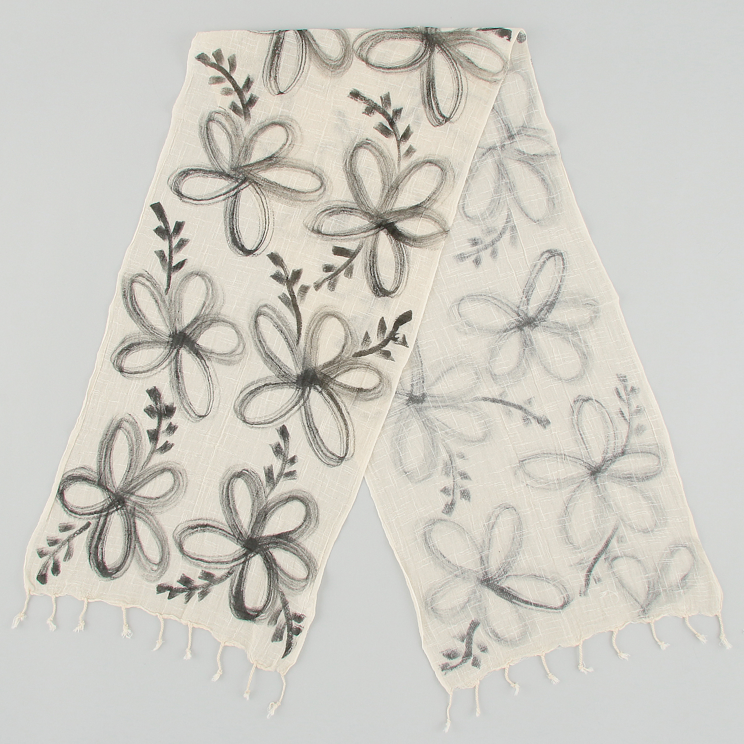 インド製 手書き風ストール - 画像17