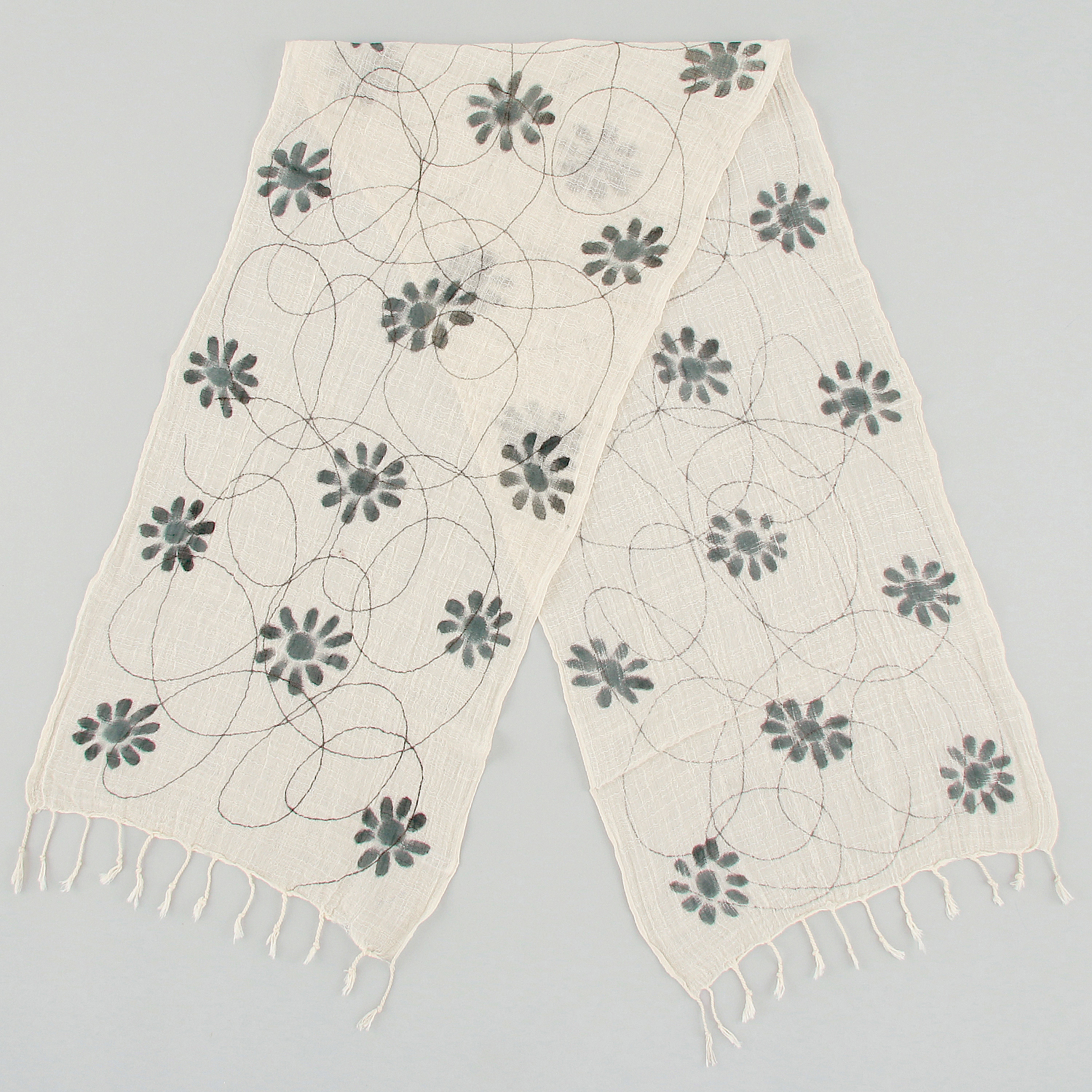 インド製 手書き風ストール - 画像19