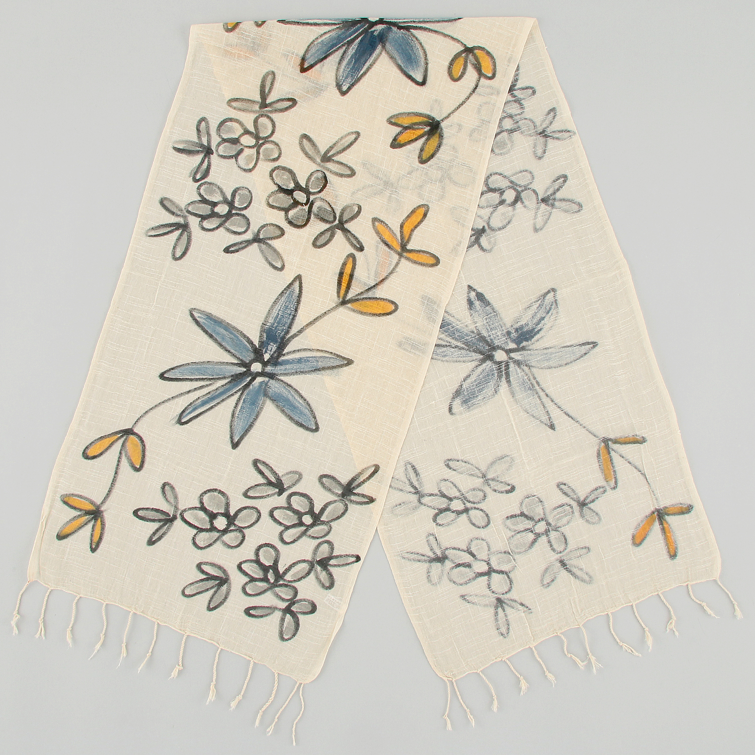 インド製 手書き風ストール - 画像23