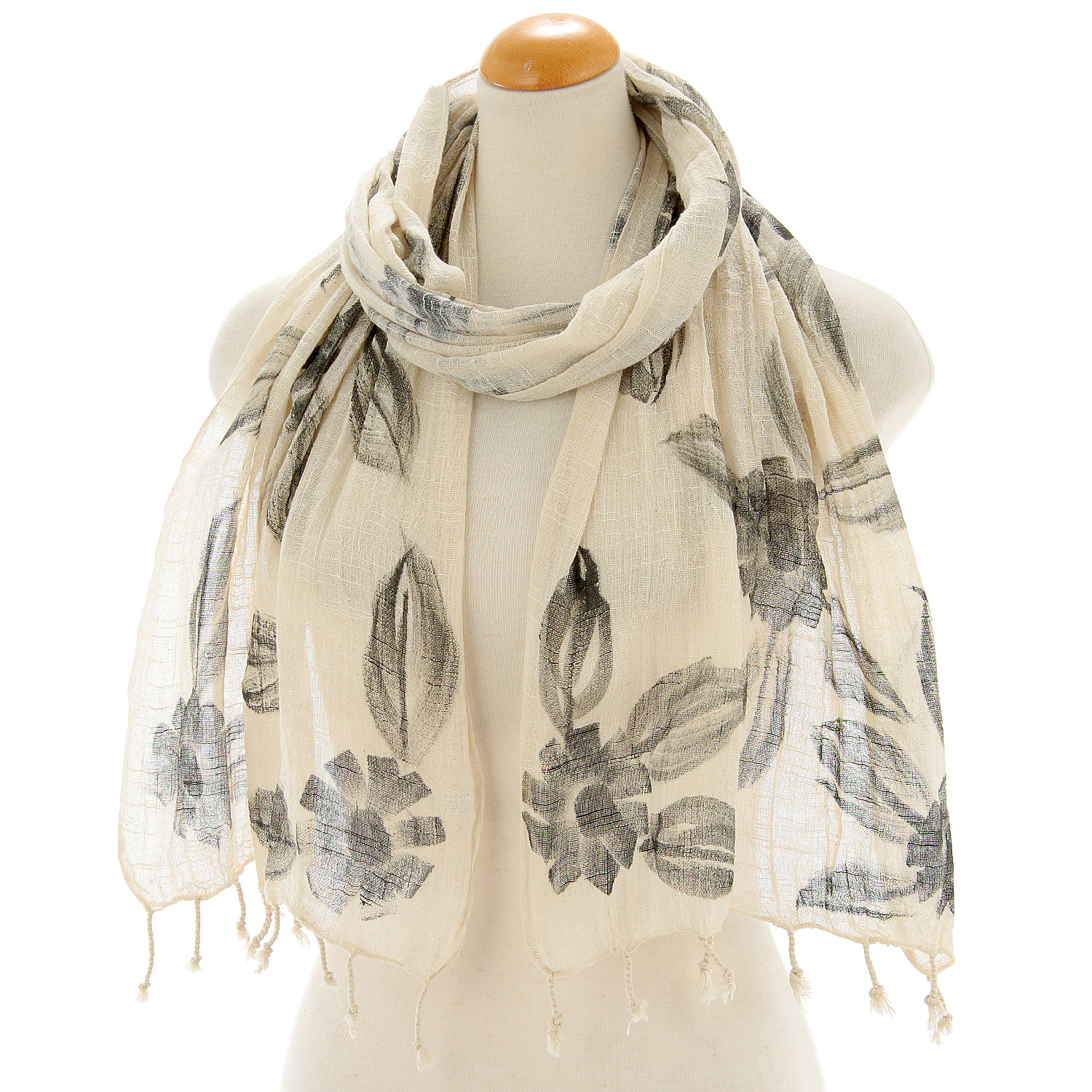 インド製 手書き風ストール - 画像4