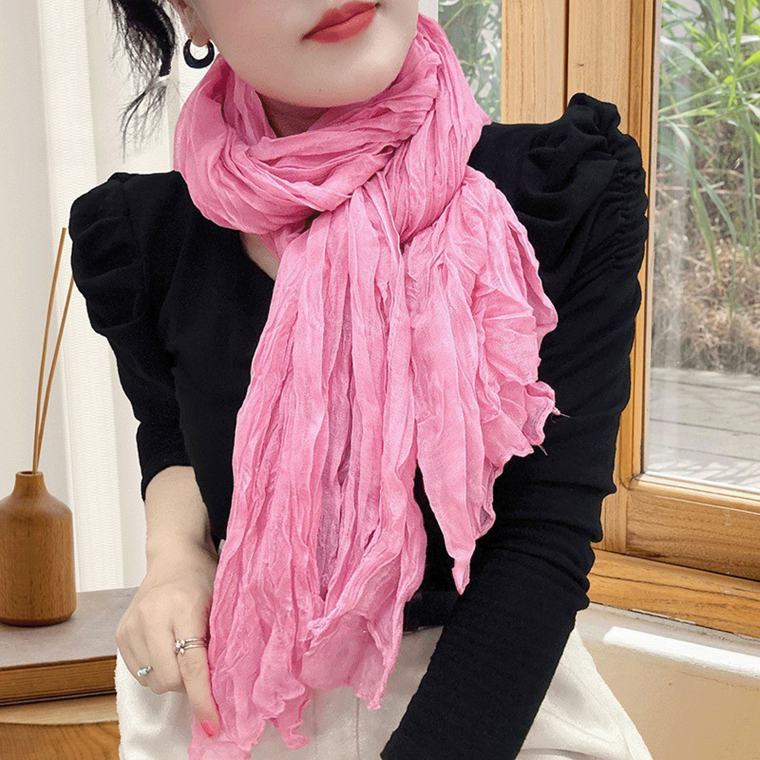 クシュクシュカラーストール - 画像6